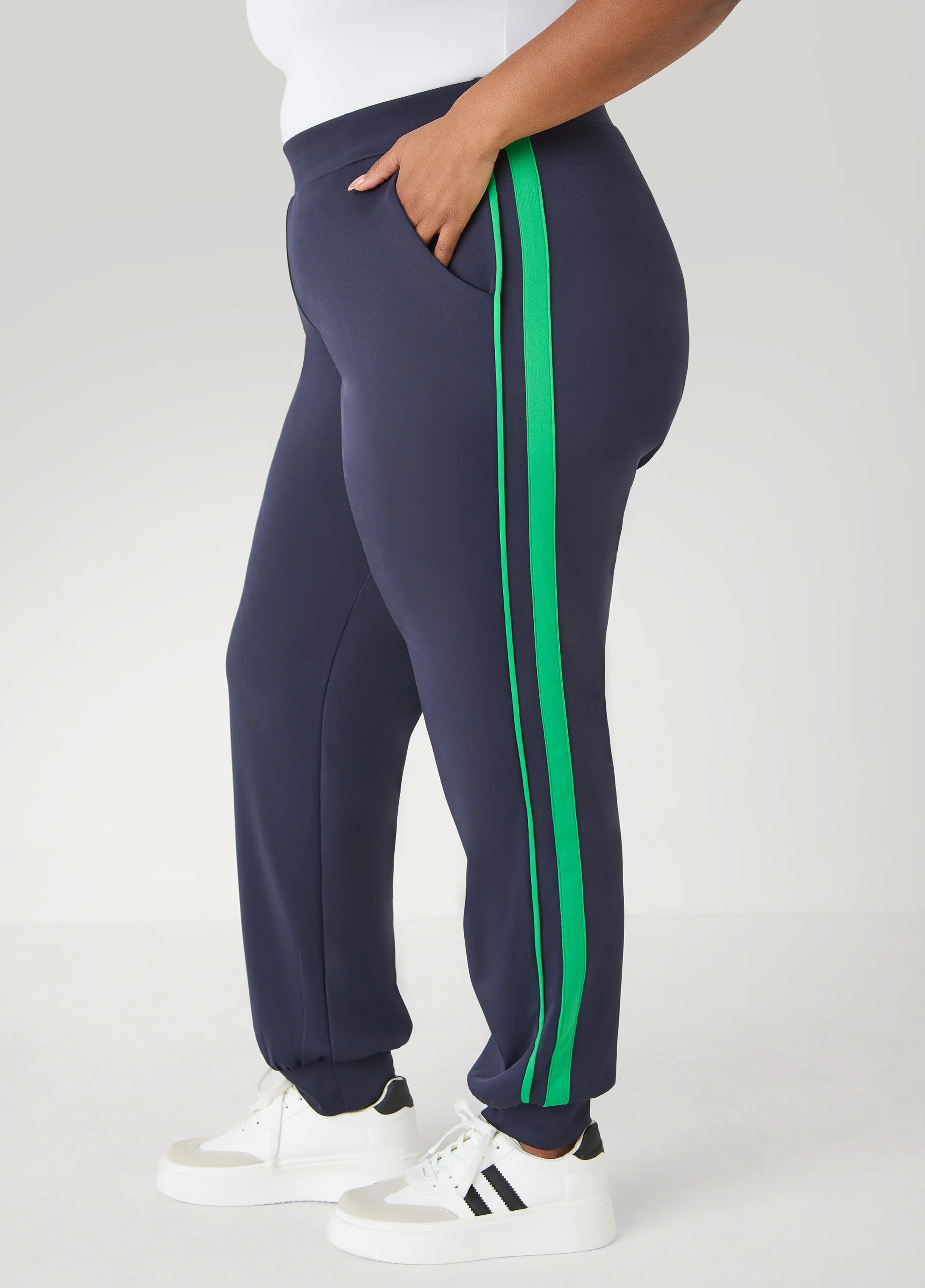 Pull On Striped Joggers - Image 3