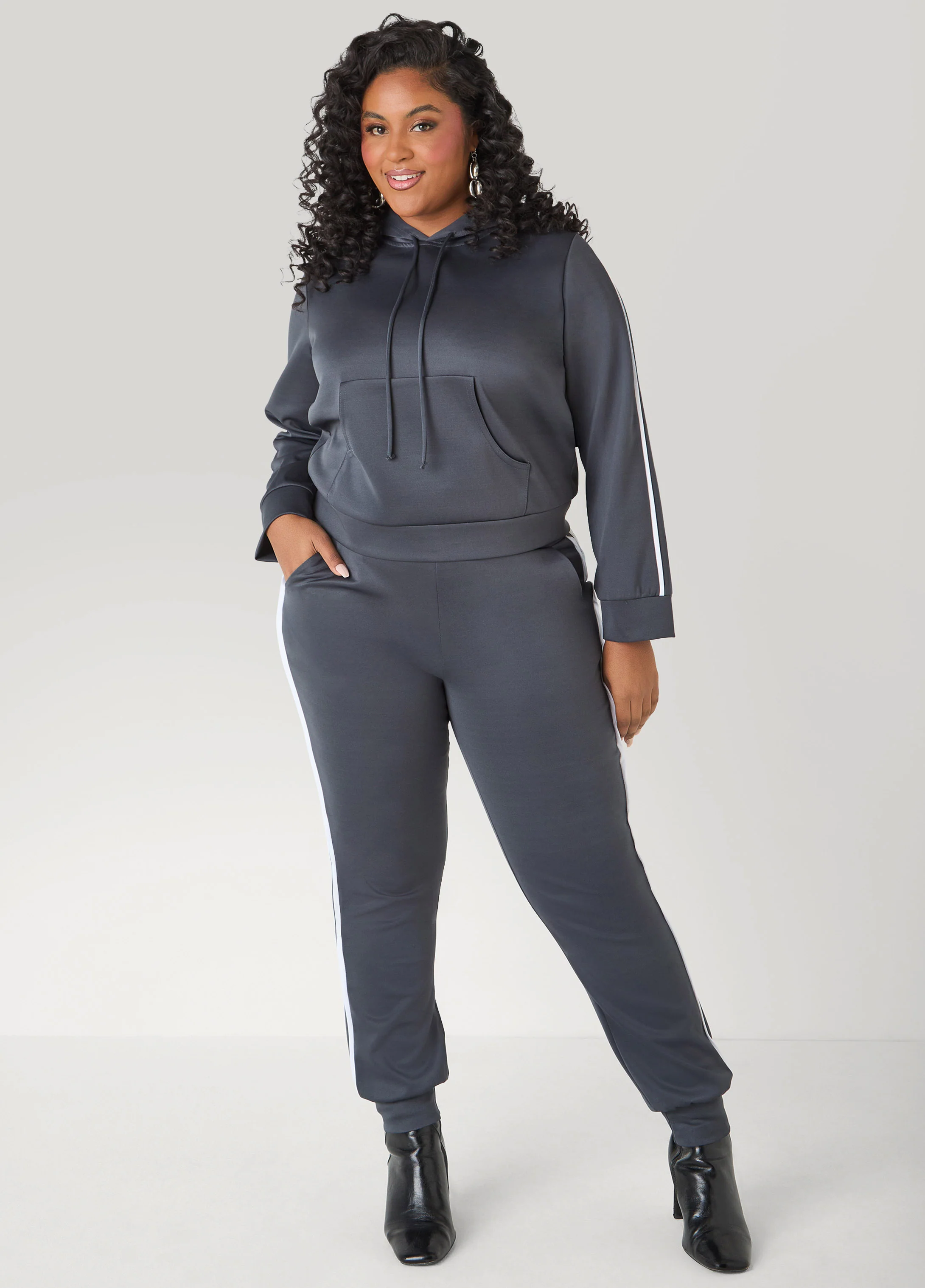 Pull On Striped Joggers - Image 5