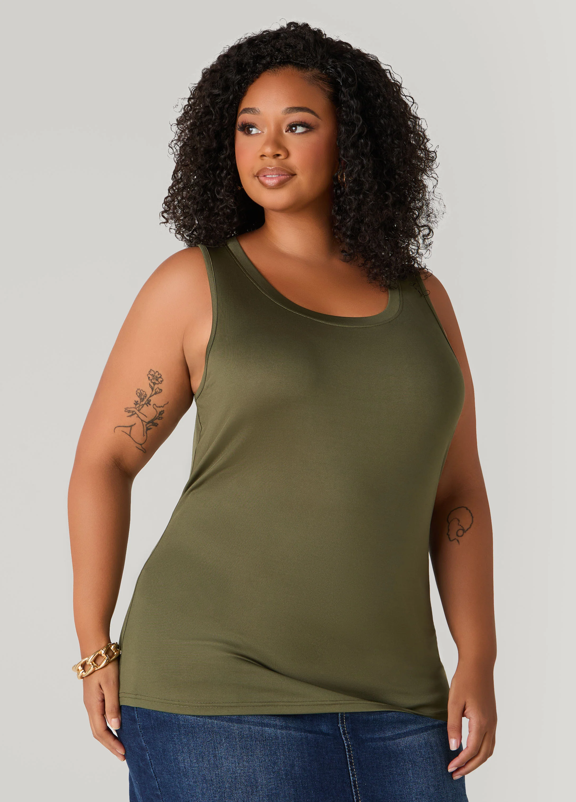 Basic Knit Cami Top - Image 4