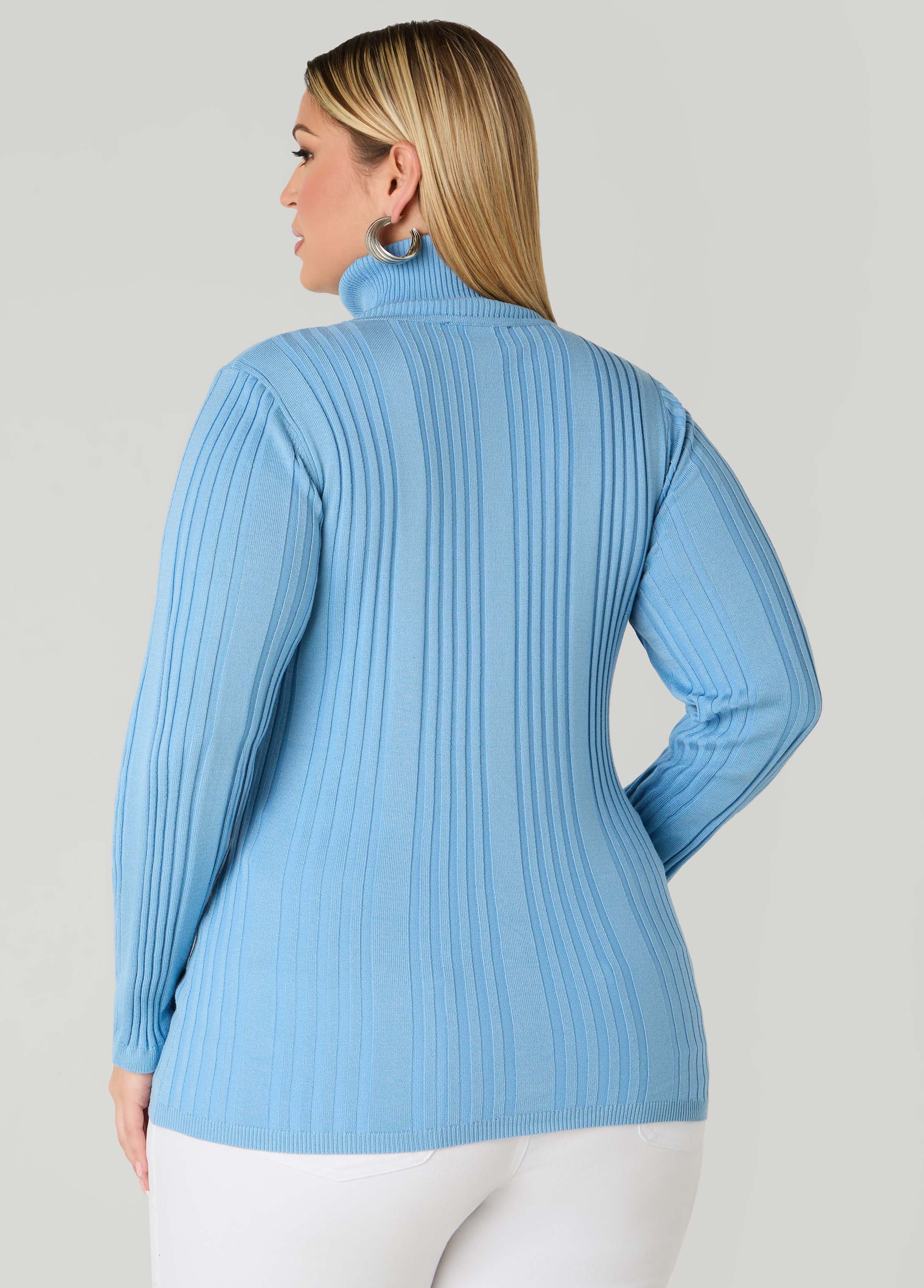 Pullover Turtleneck Sweater - Image 6