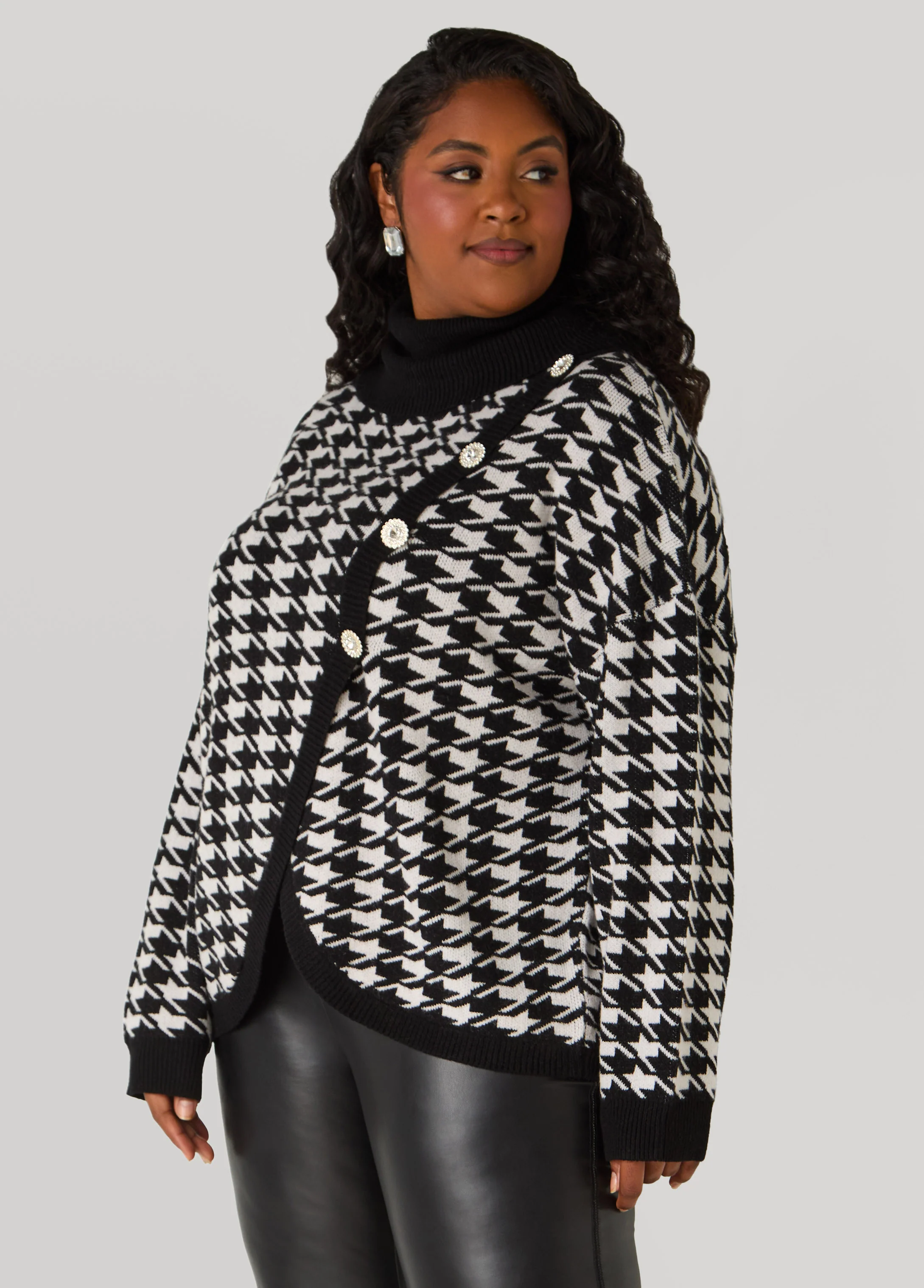 Crystal Houndstooth Sweater - Image 4