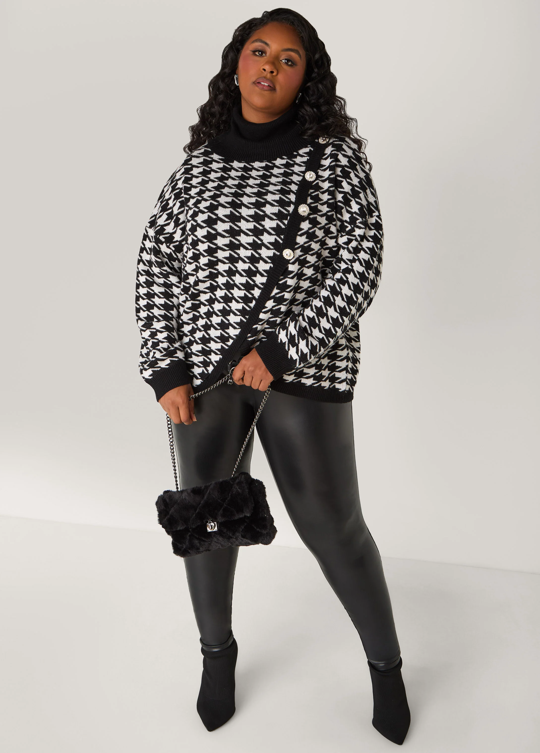 Crystal Houndstooth Sweater - Image 5