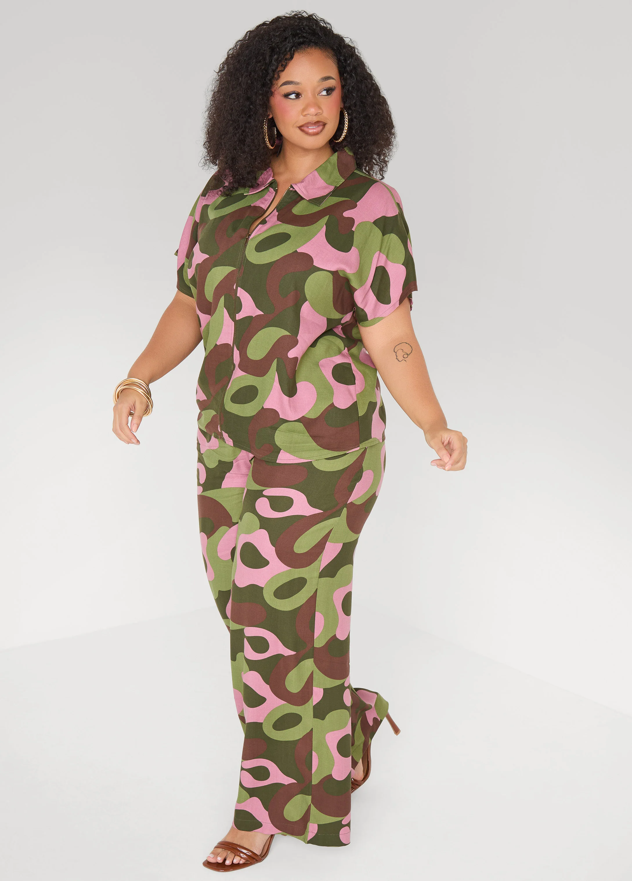 Zip Front Camo Shirt - Image 3