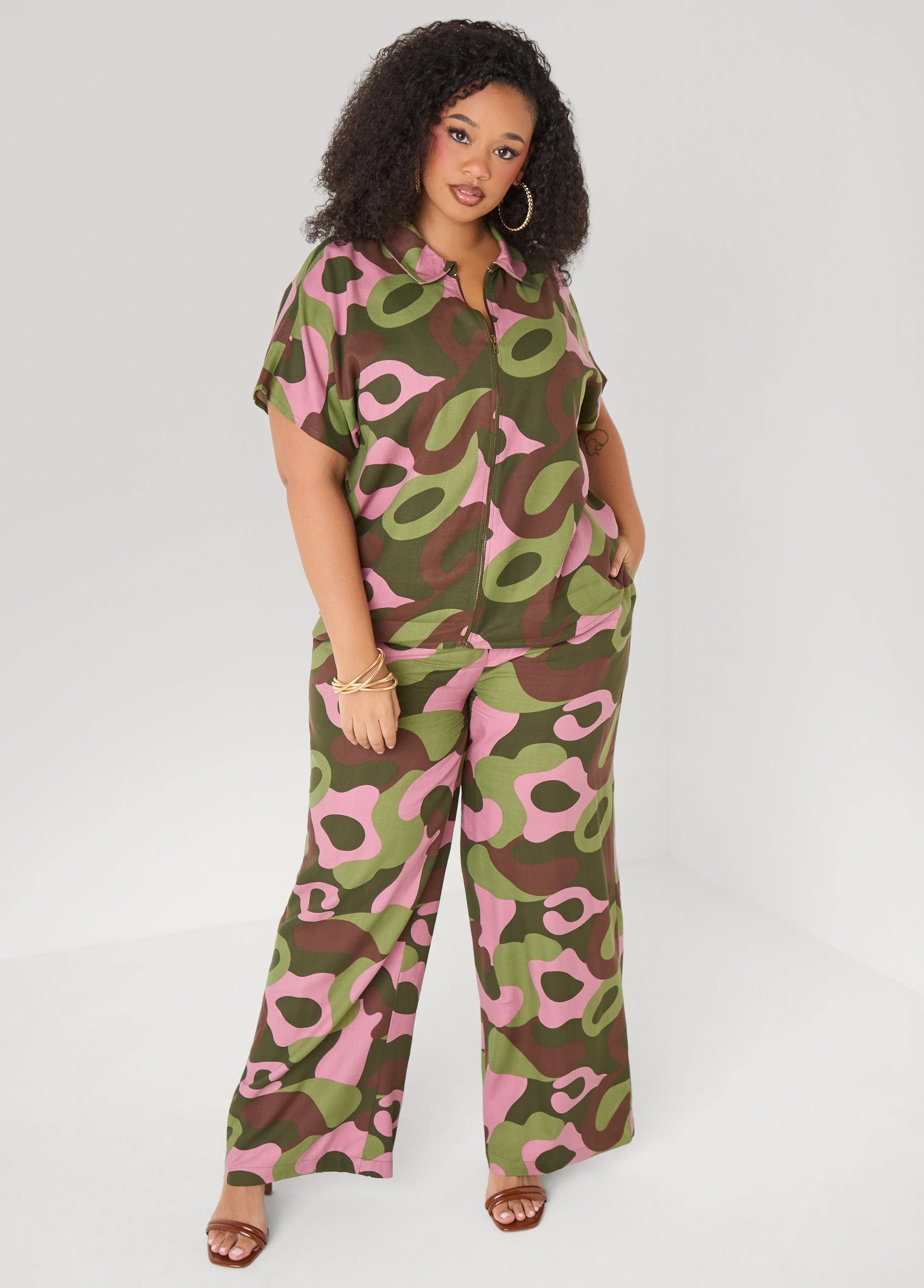 Zip Front Camo Shirt - Image 4