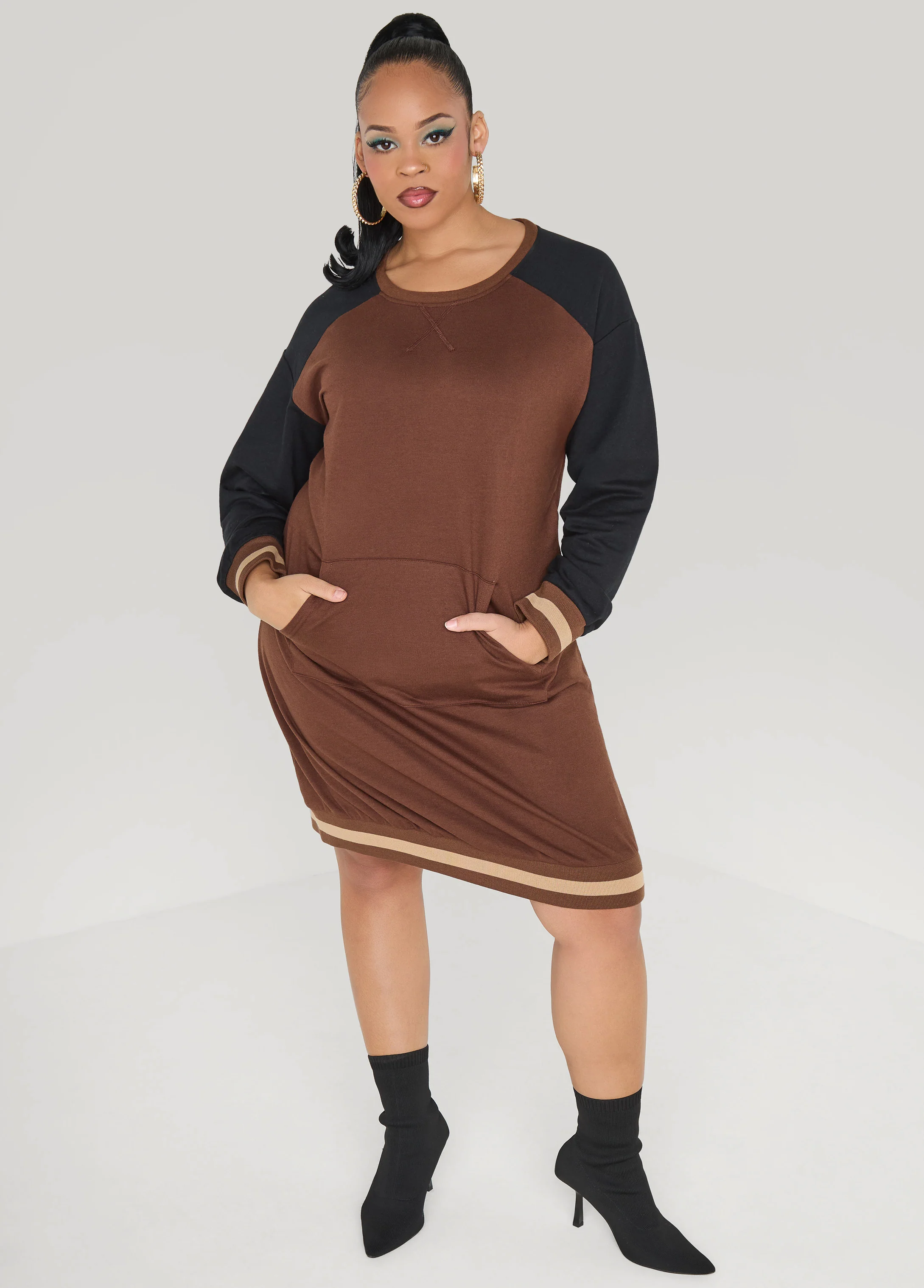 Raglan French Terry Sneaker Dress - Image 10