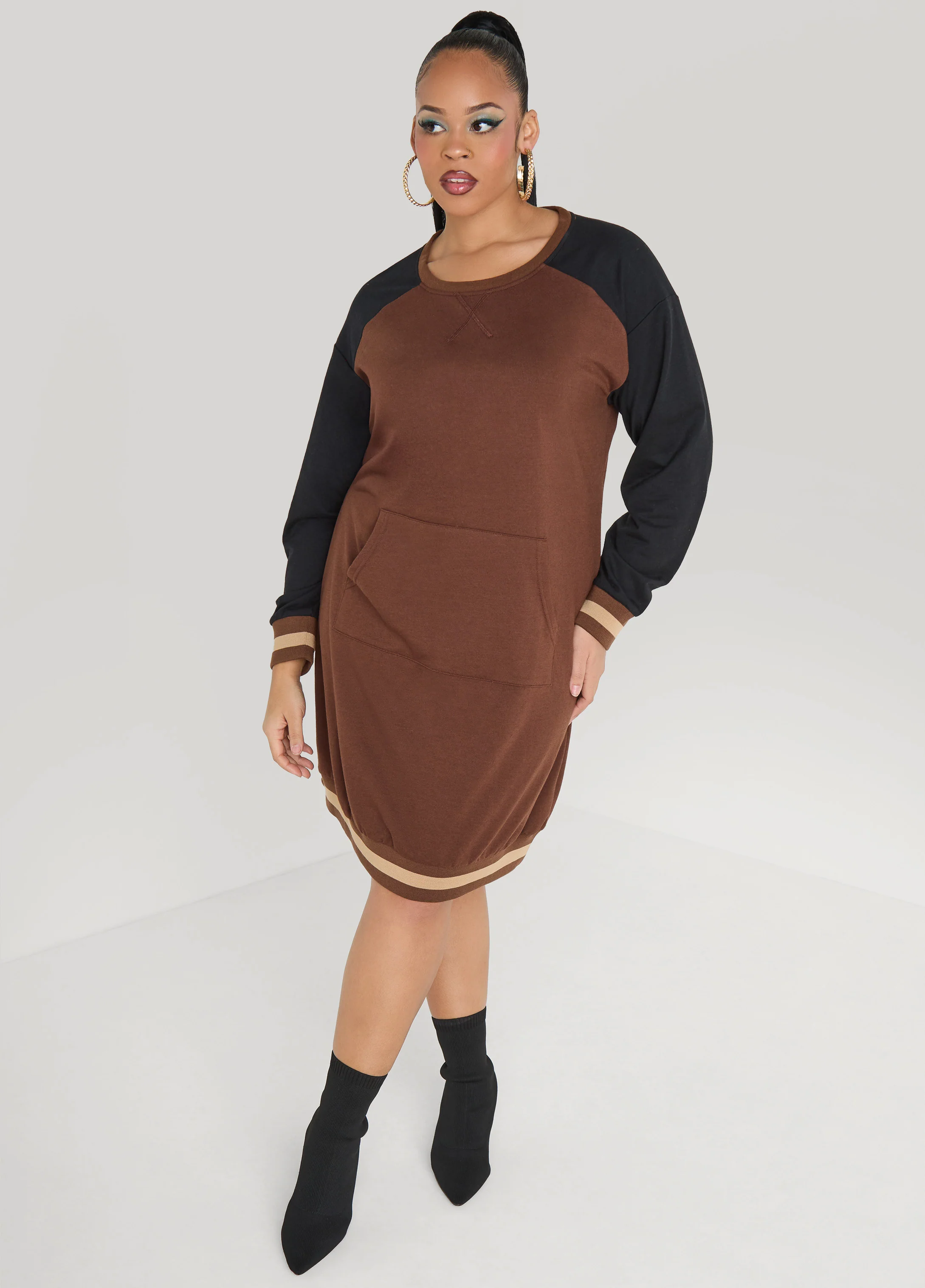 Raglan French Terry Sneaker Dress - Image 11