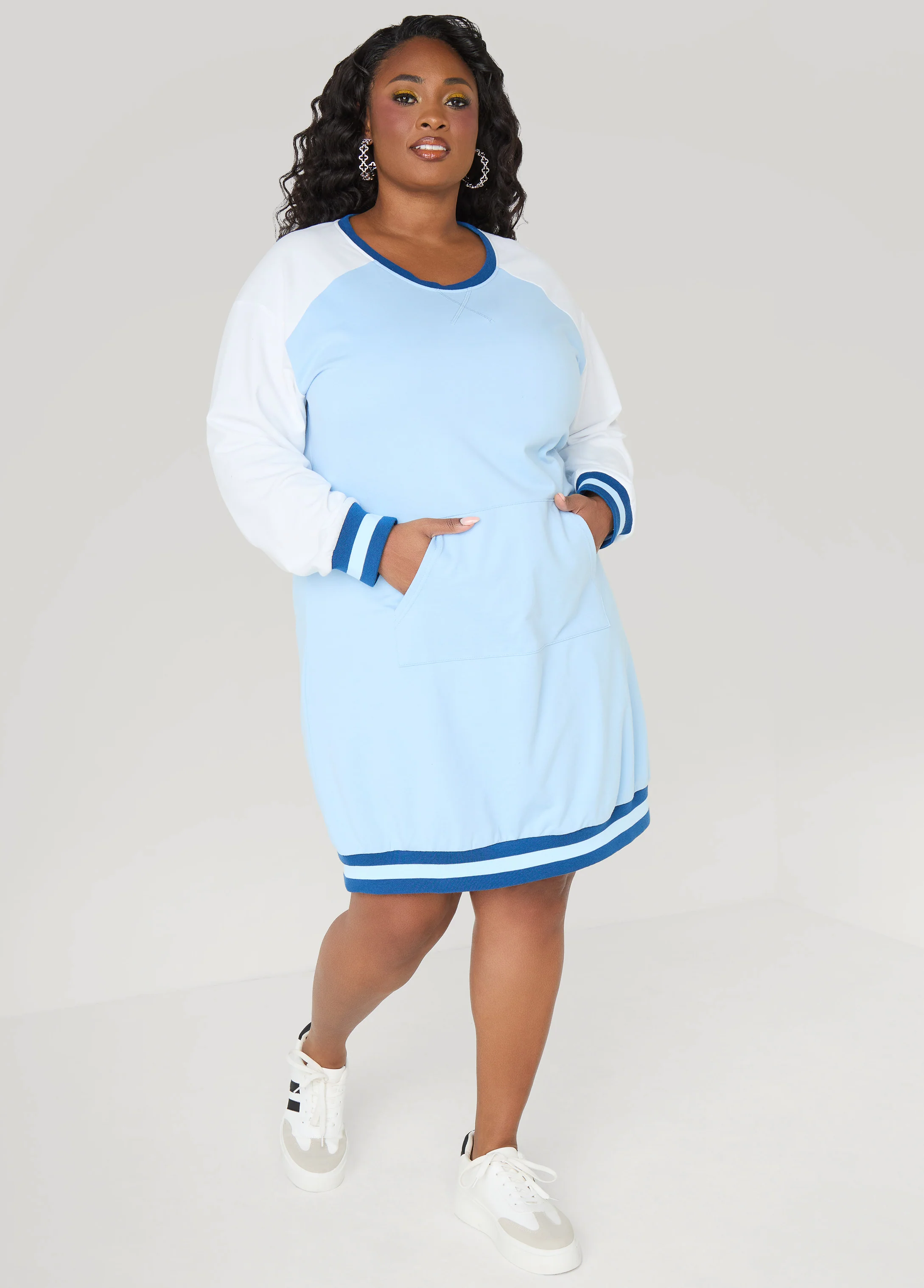 Raglan French Terry Sneaker Dress - Image 4