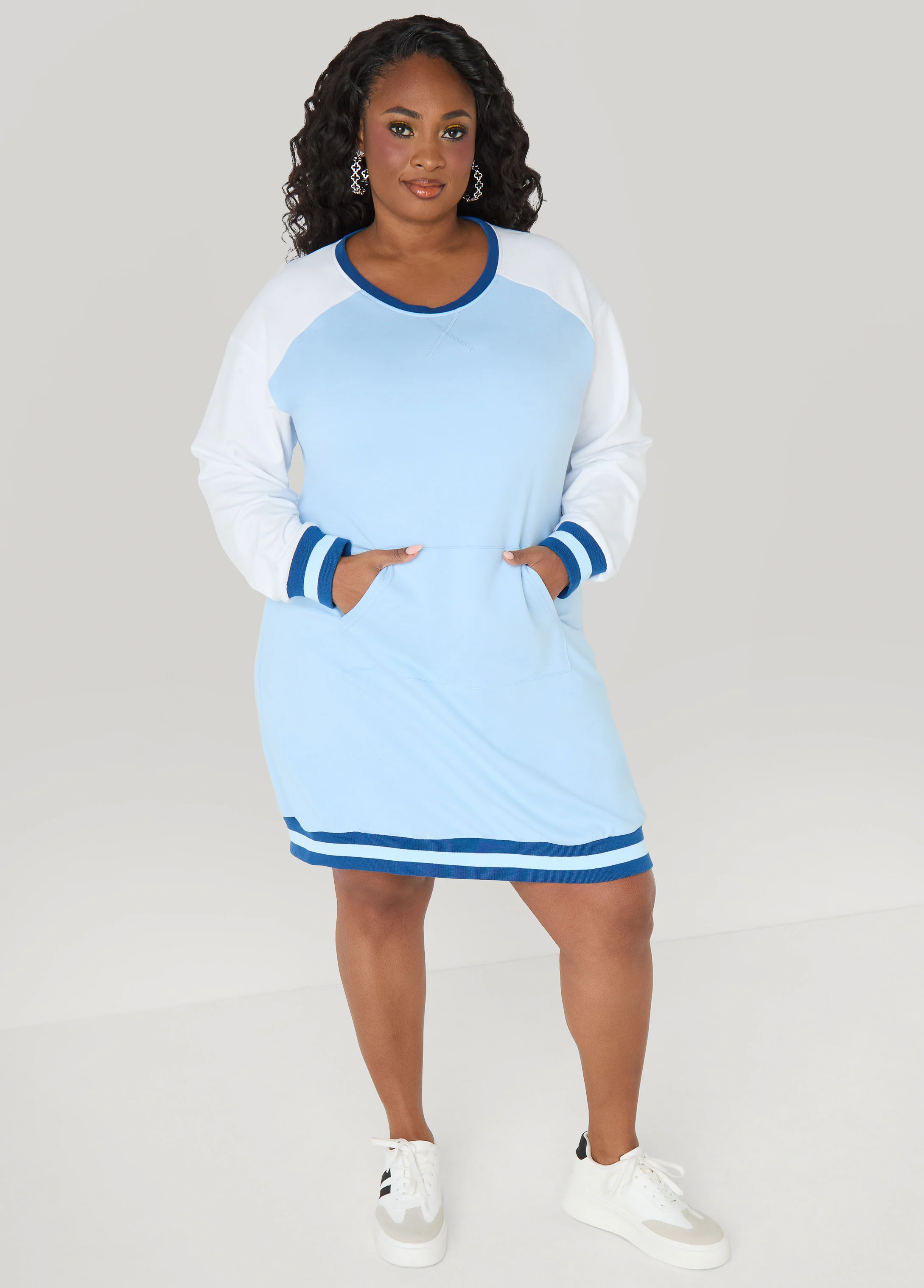 Raglan French Terry Sneaker Dress - Image 6