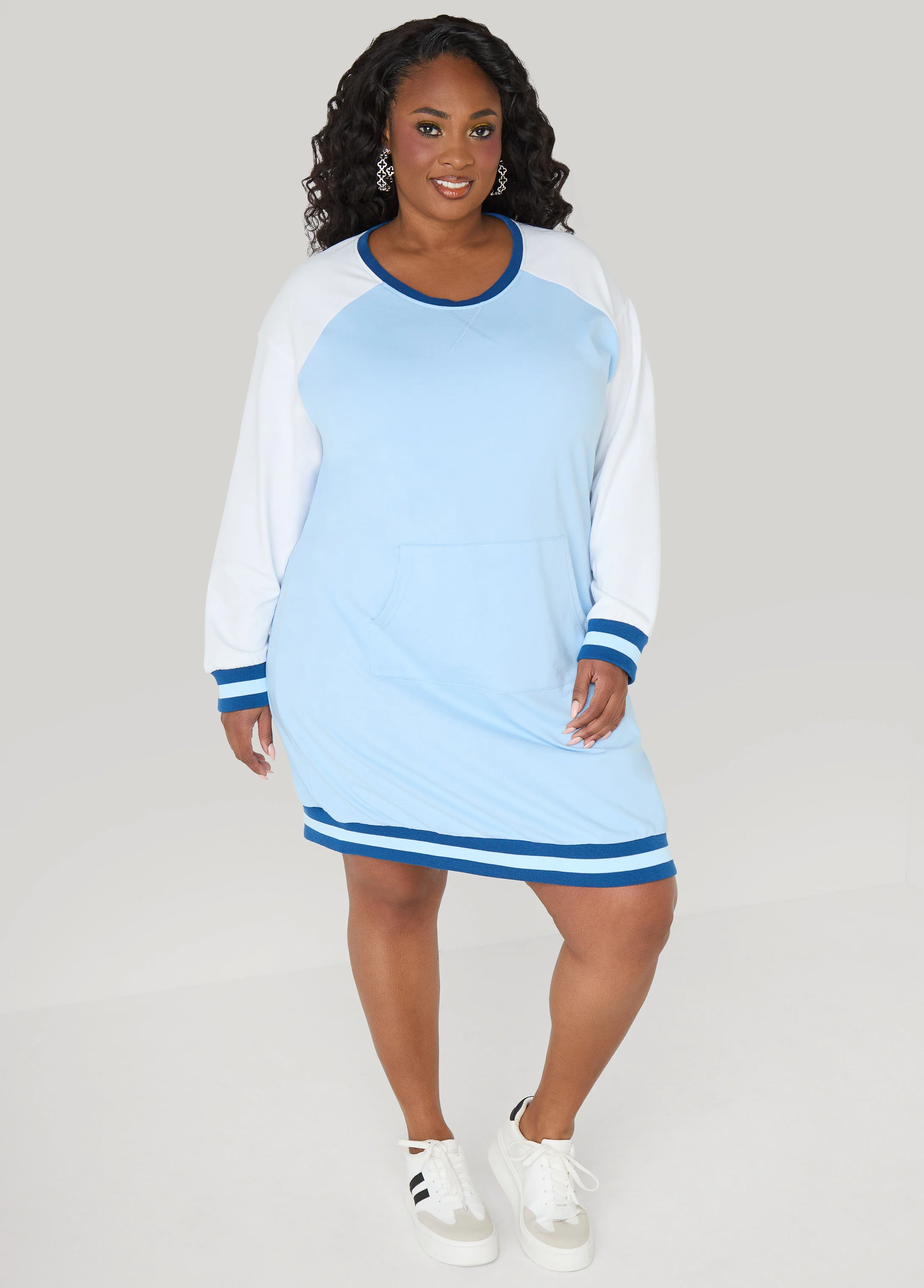 Raglan French Terry Sneaker Dress - Image 7