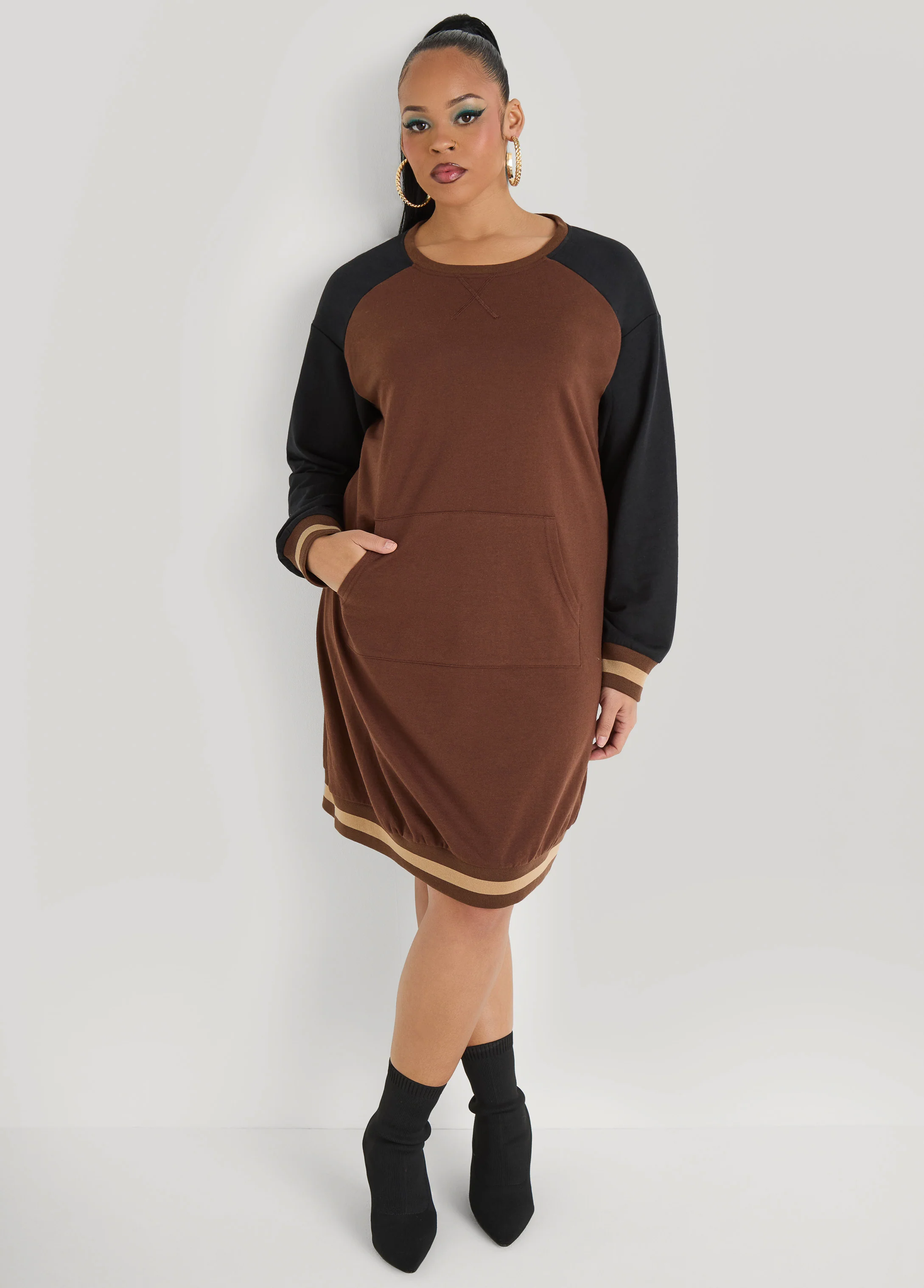 Raglan French Terry Sneaker Dress - Image 8