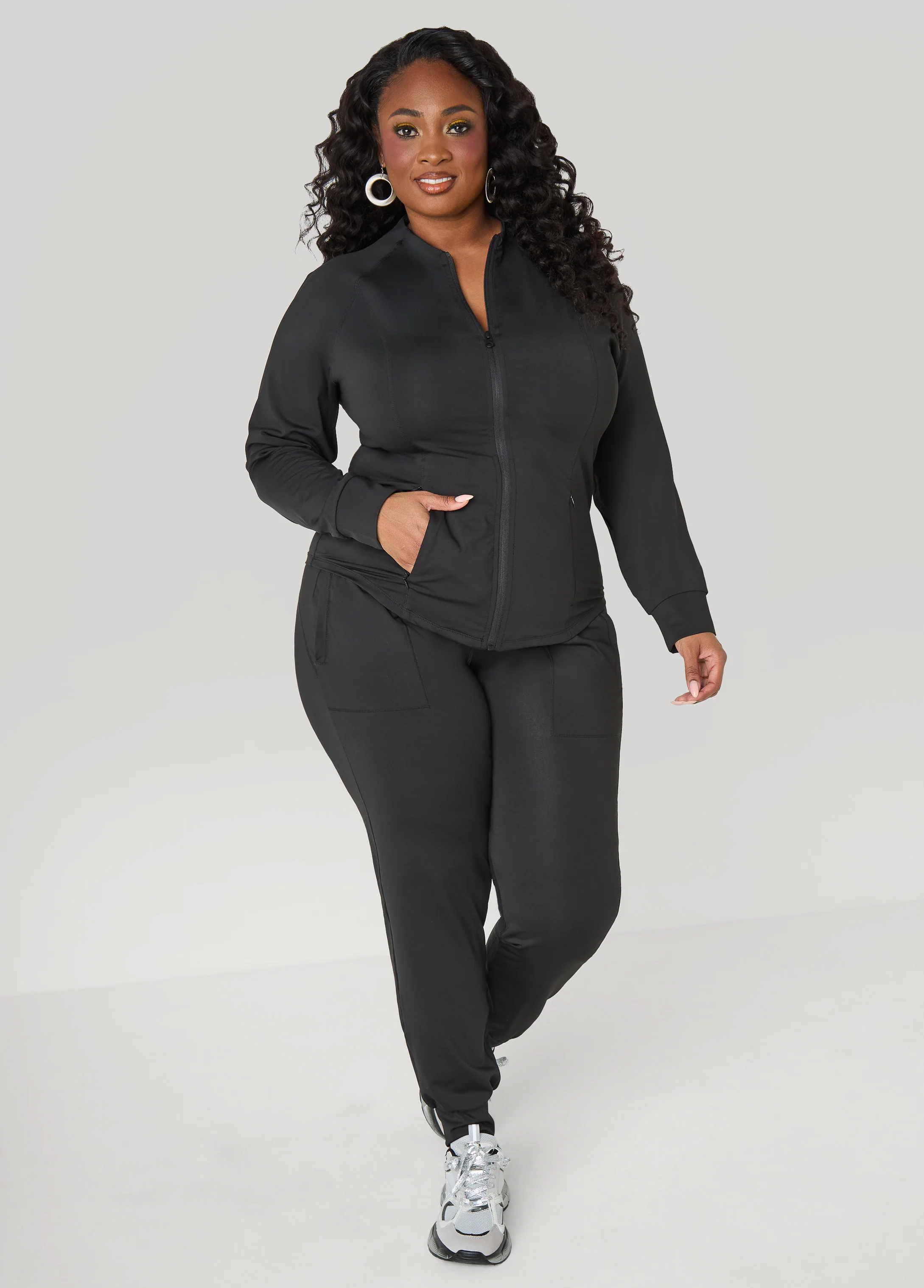 Zip Front Track Jacket - Image 6