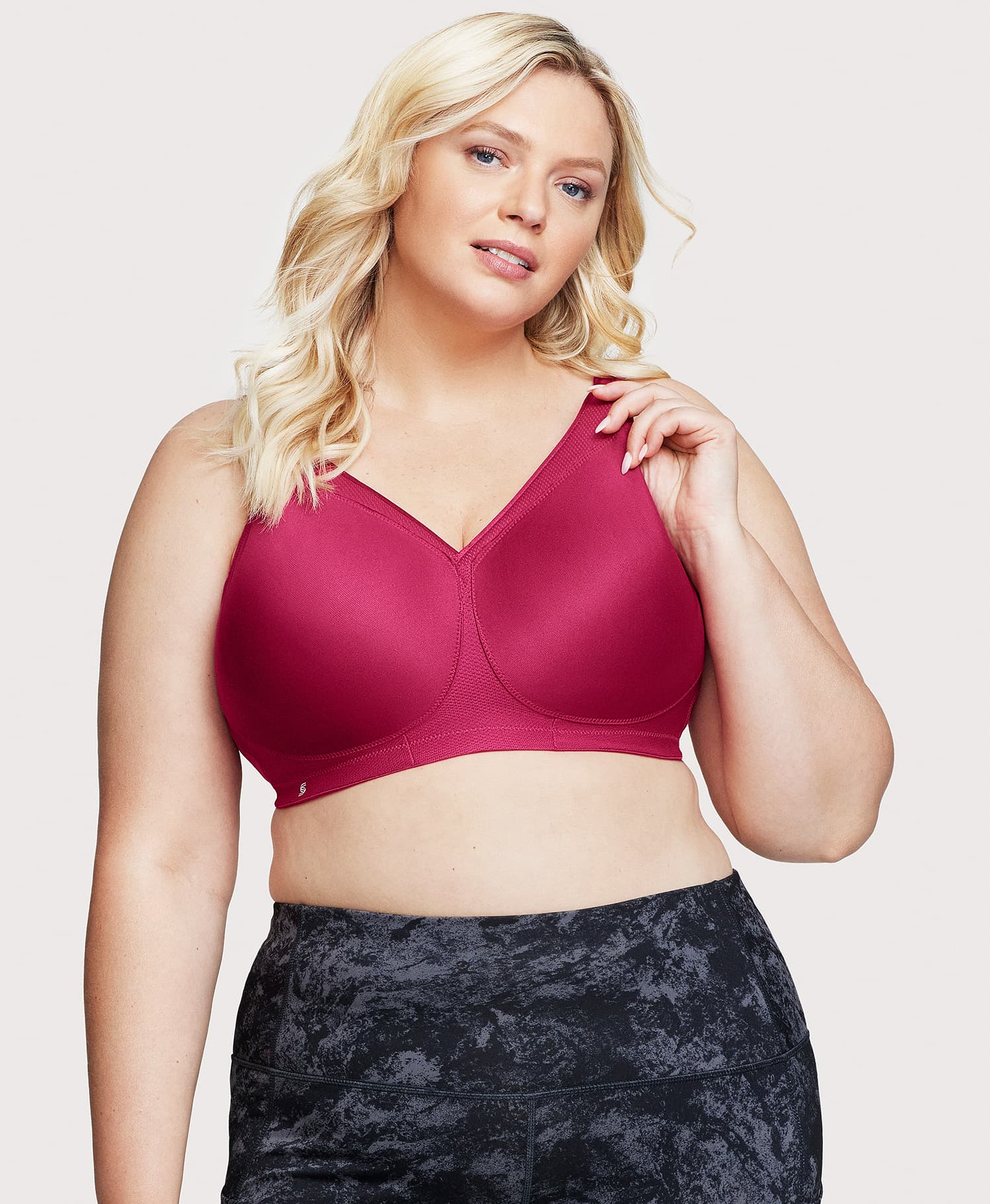 MagicLift Seamless Sports Bra Ruby Red - Image 3