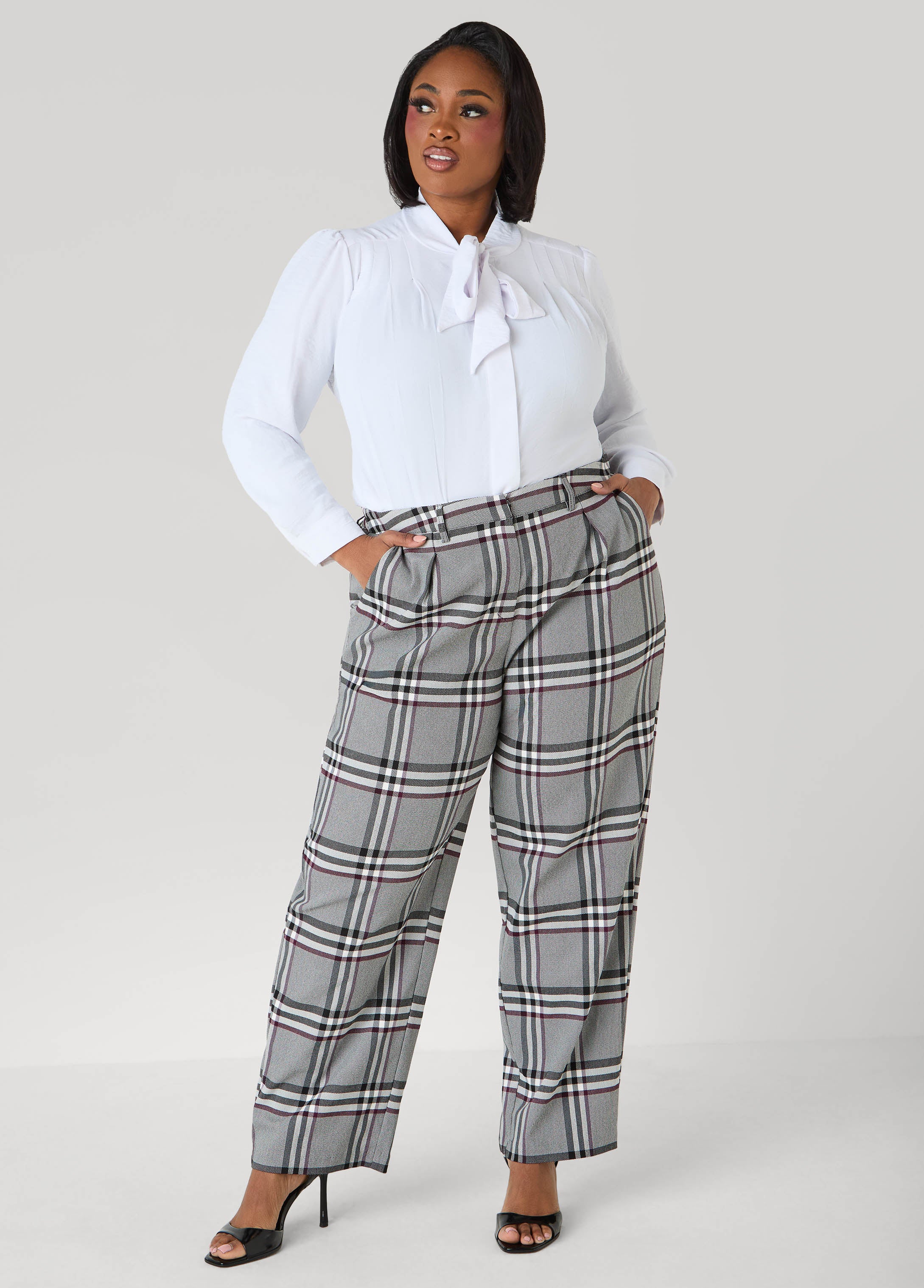 Millennium Plaid Trousers - Image 4