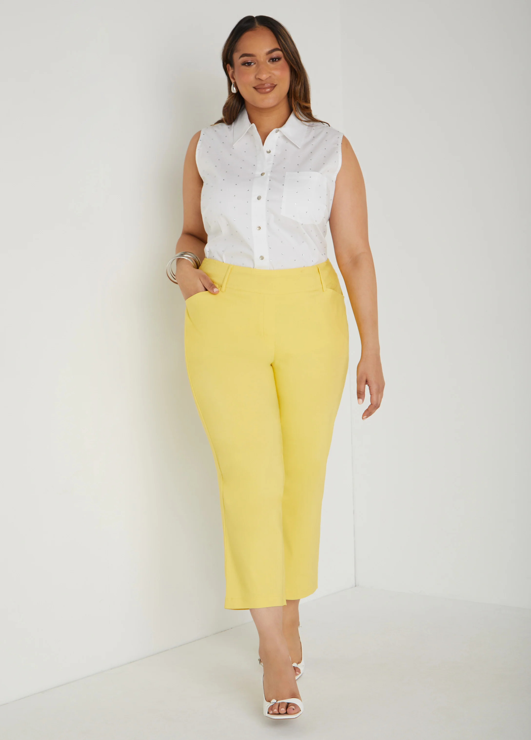 Millennium Cropped Twill Pants - Image 3