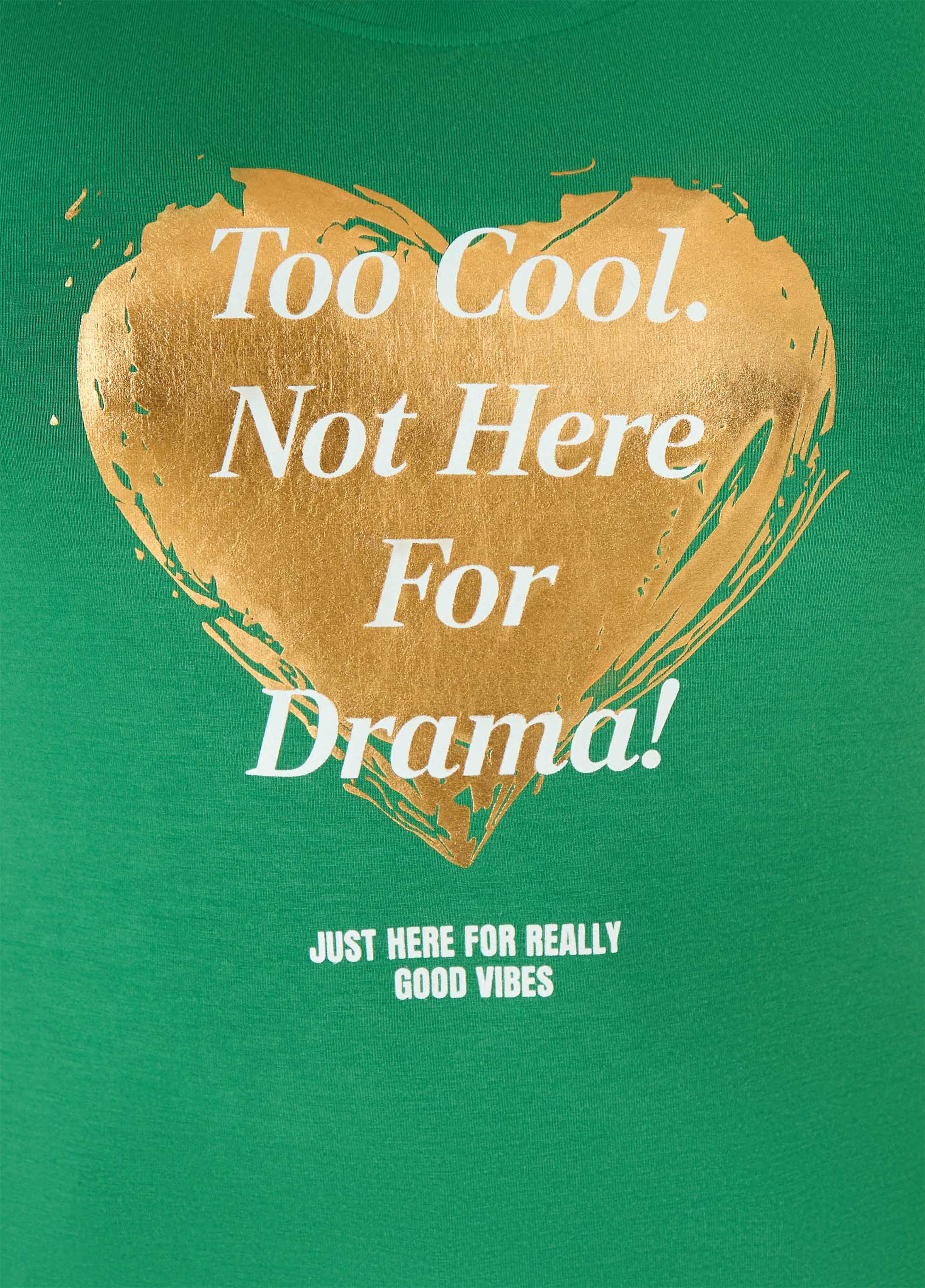 Not Here For Drama Graphic Tee - Image 4