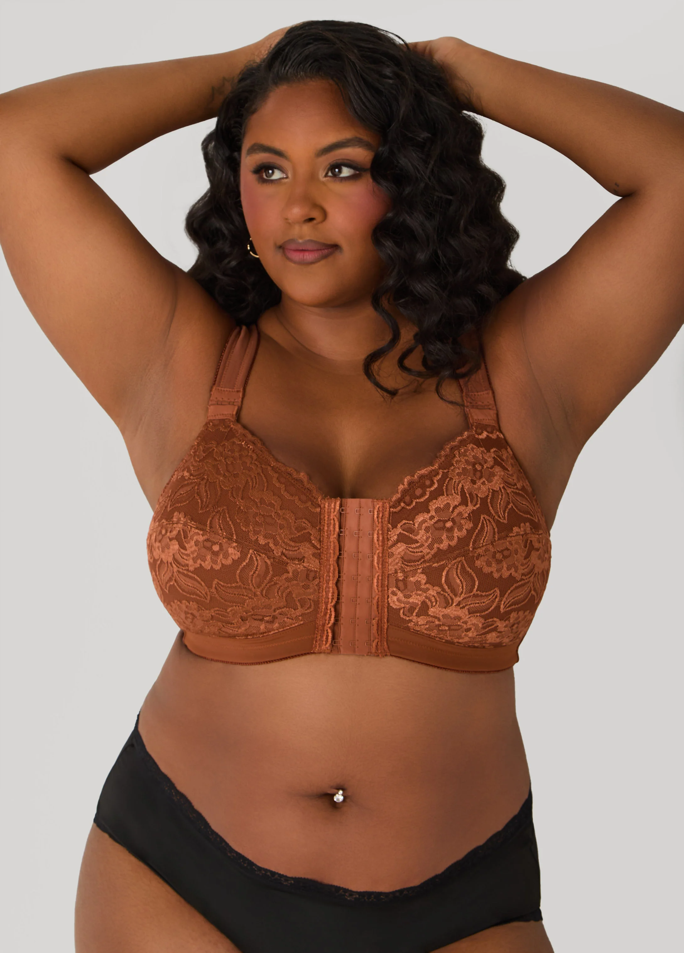 Close Front Wireless Posture Bra - Image 3