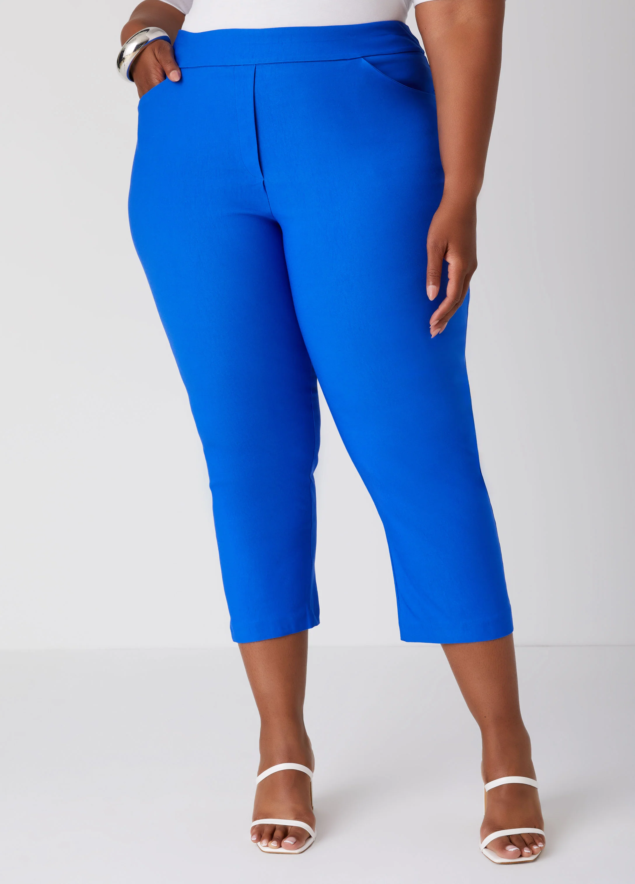 Pull On Mid Rise Capris - Image 13