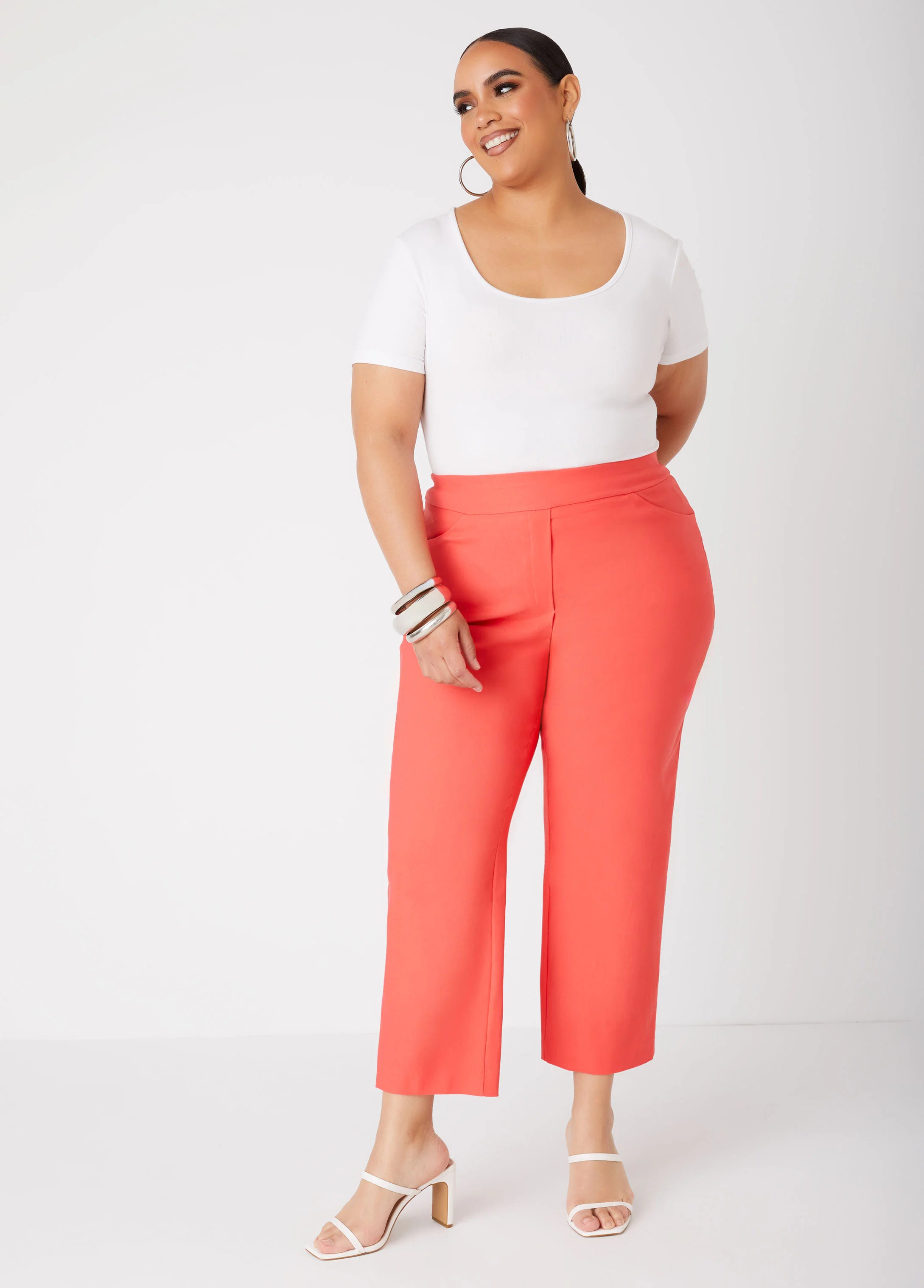 Pull On Mid Rise Capris - Image 3