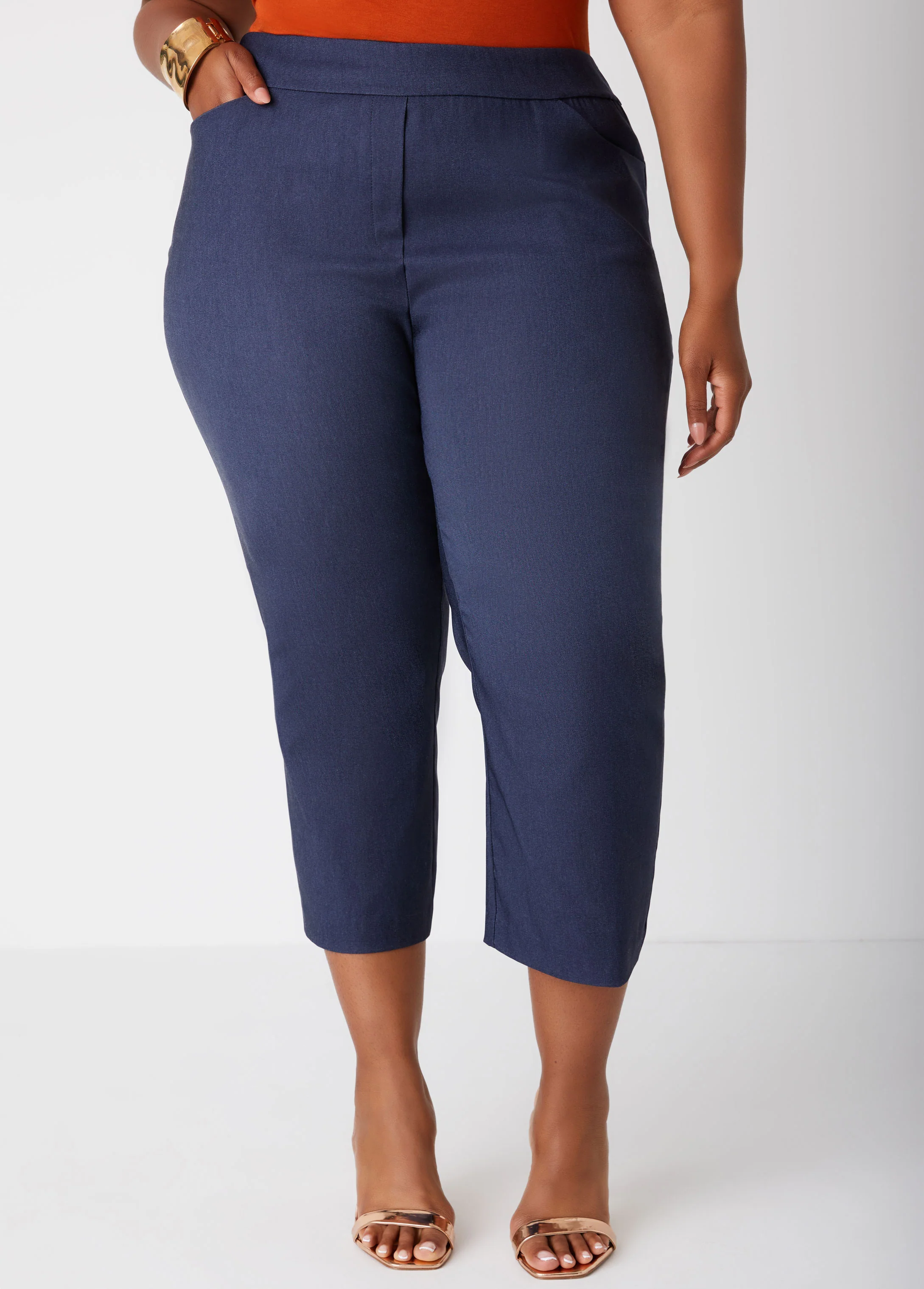 Pull On Mid Rise Capris - Image 6