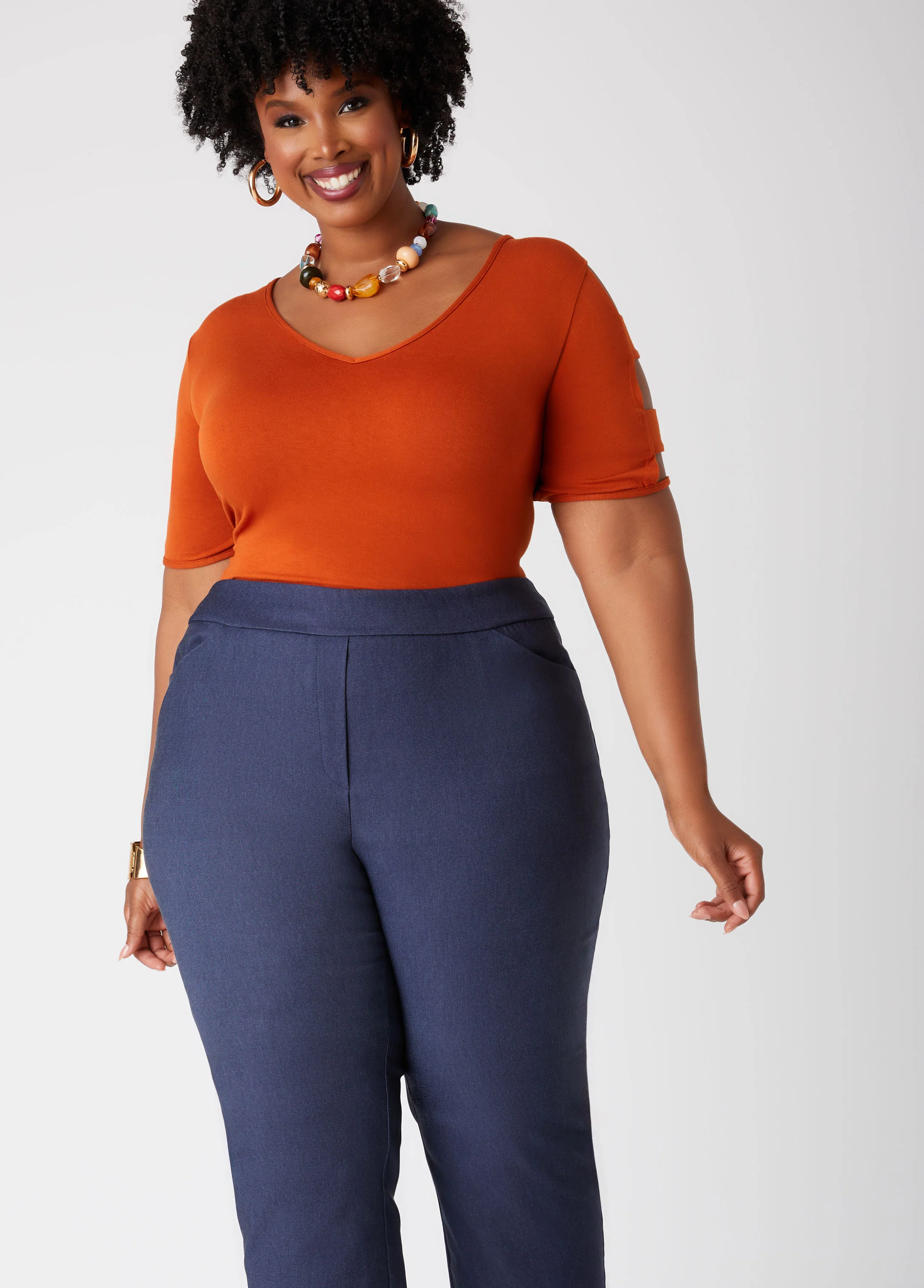 Pull On Mid Rise Capris - Image 7