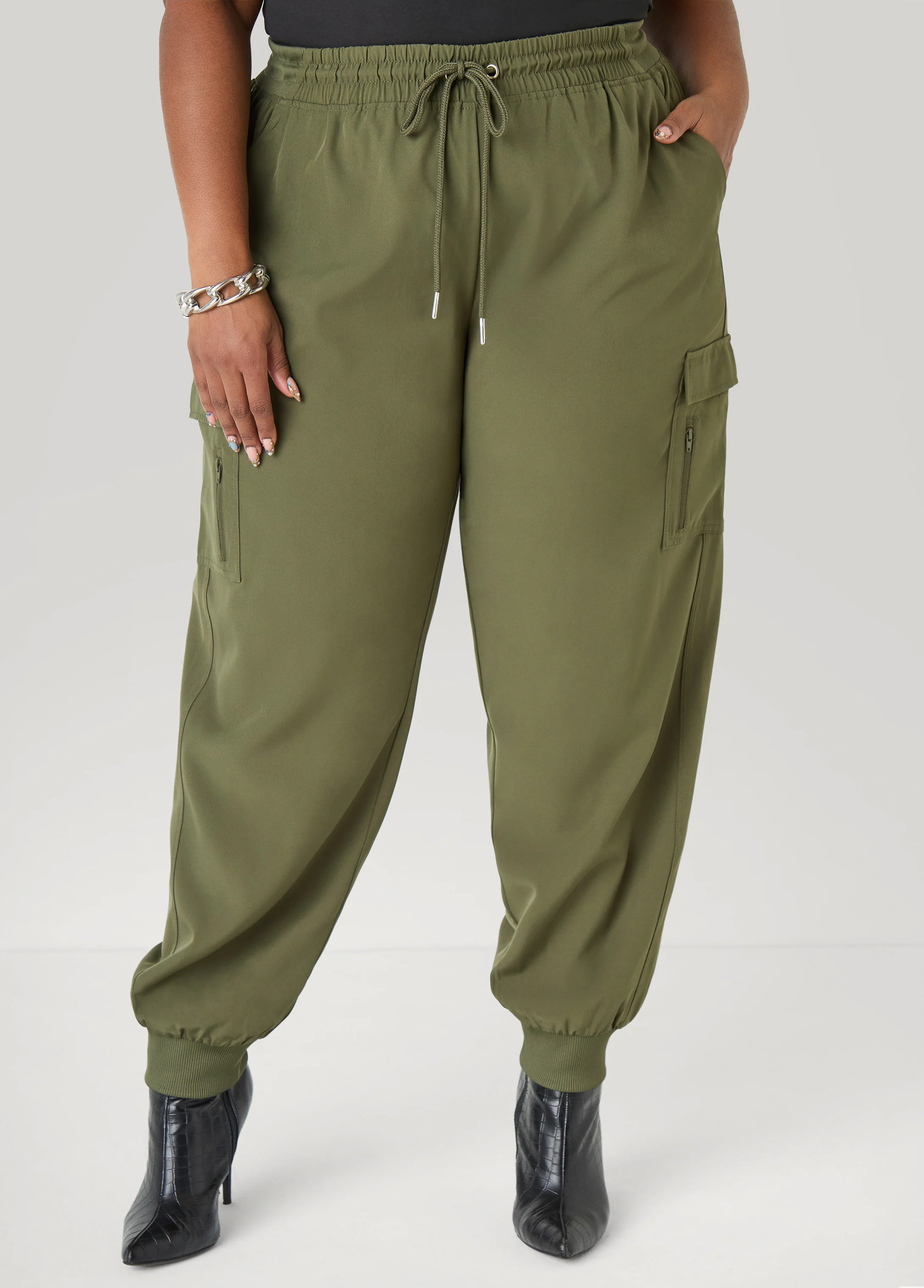 High Rise Cargo Joggers - Image 4