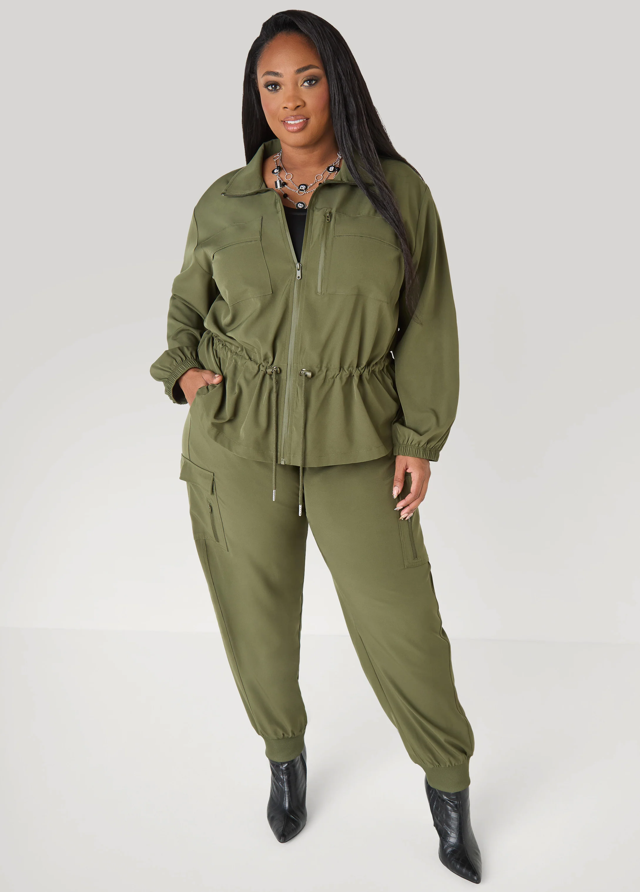 High Rise Cargo Joggers - Image 5