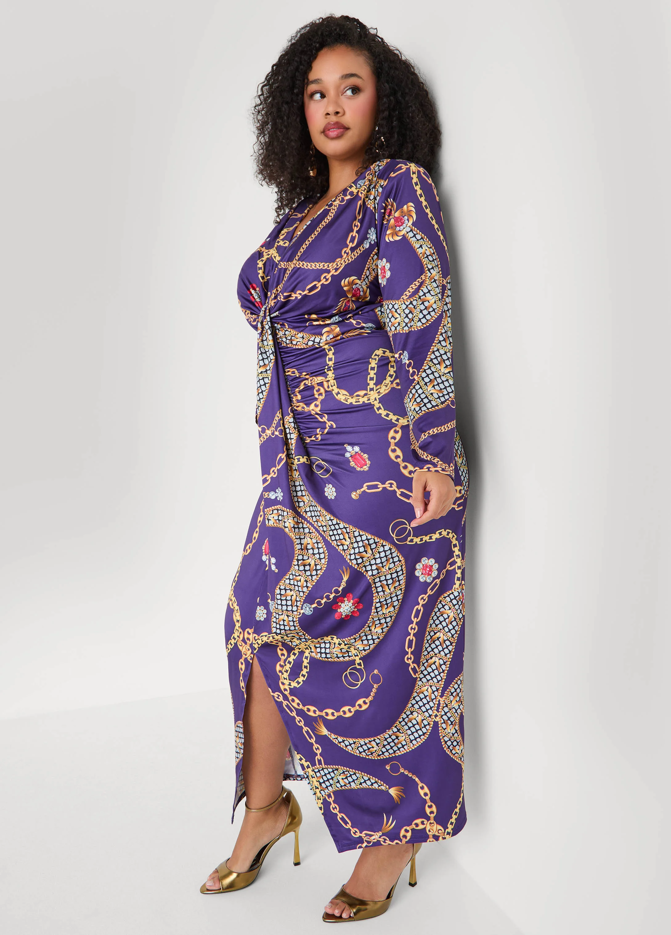 Tall Status Print Maxi Dress - Image 3