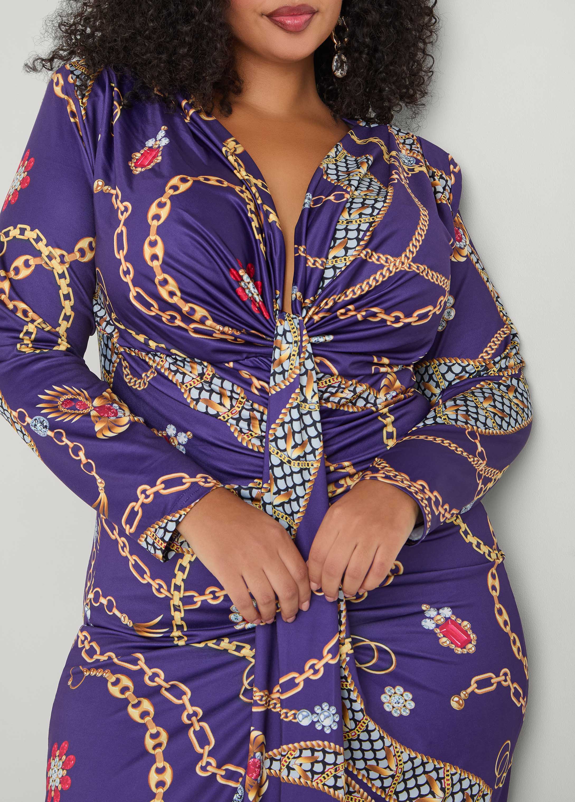 Tall Status Print Maxi Dress - Image 4