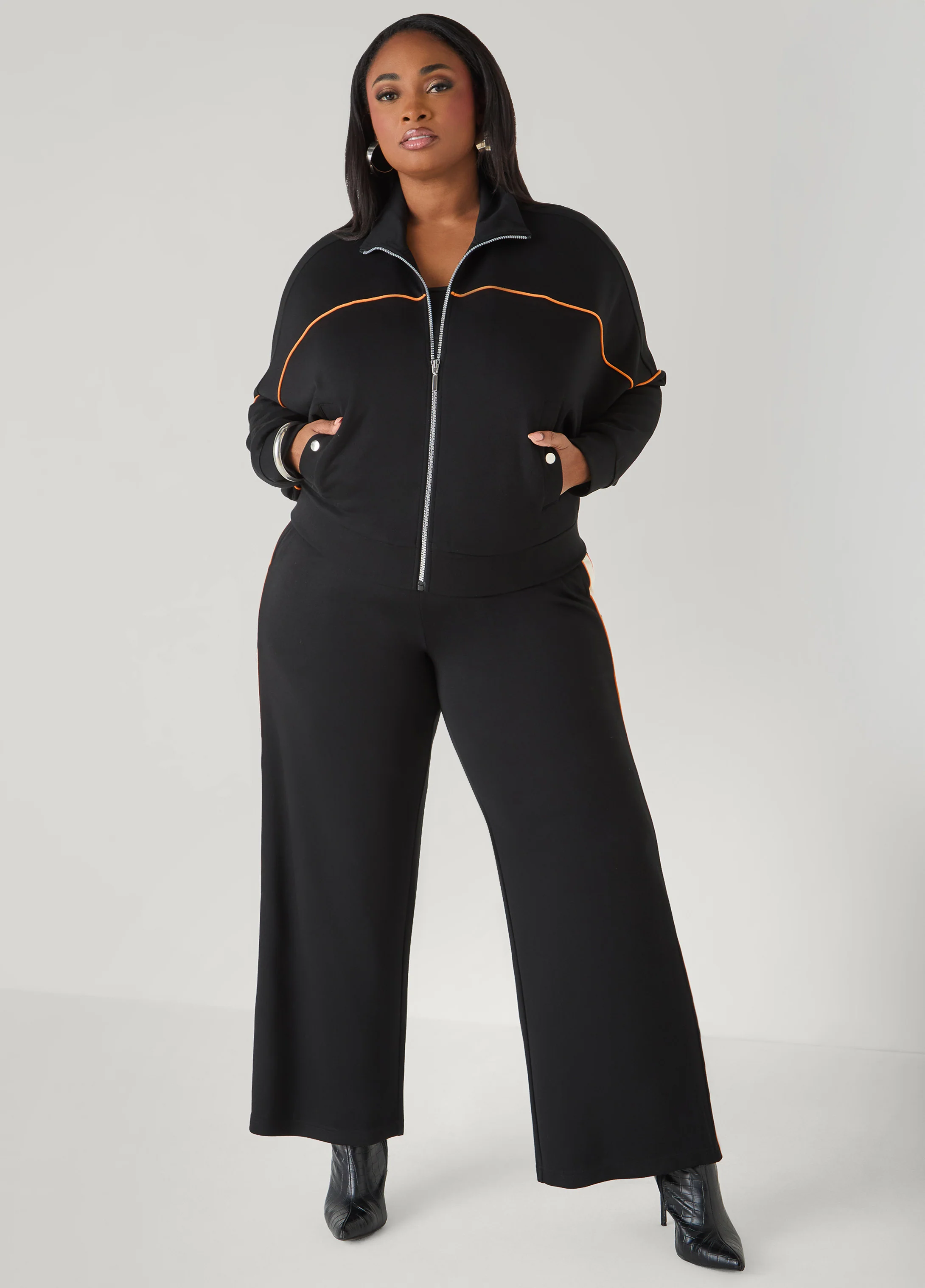 Piped Jersey Track Jacket - Image 4