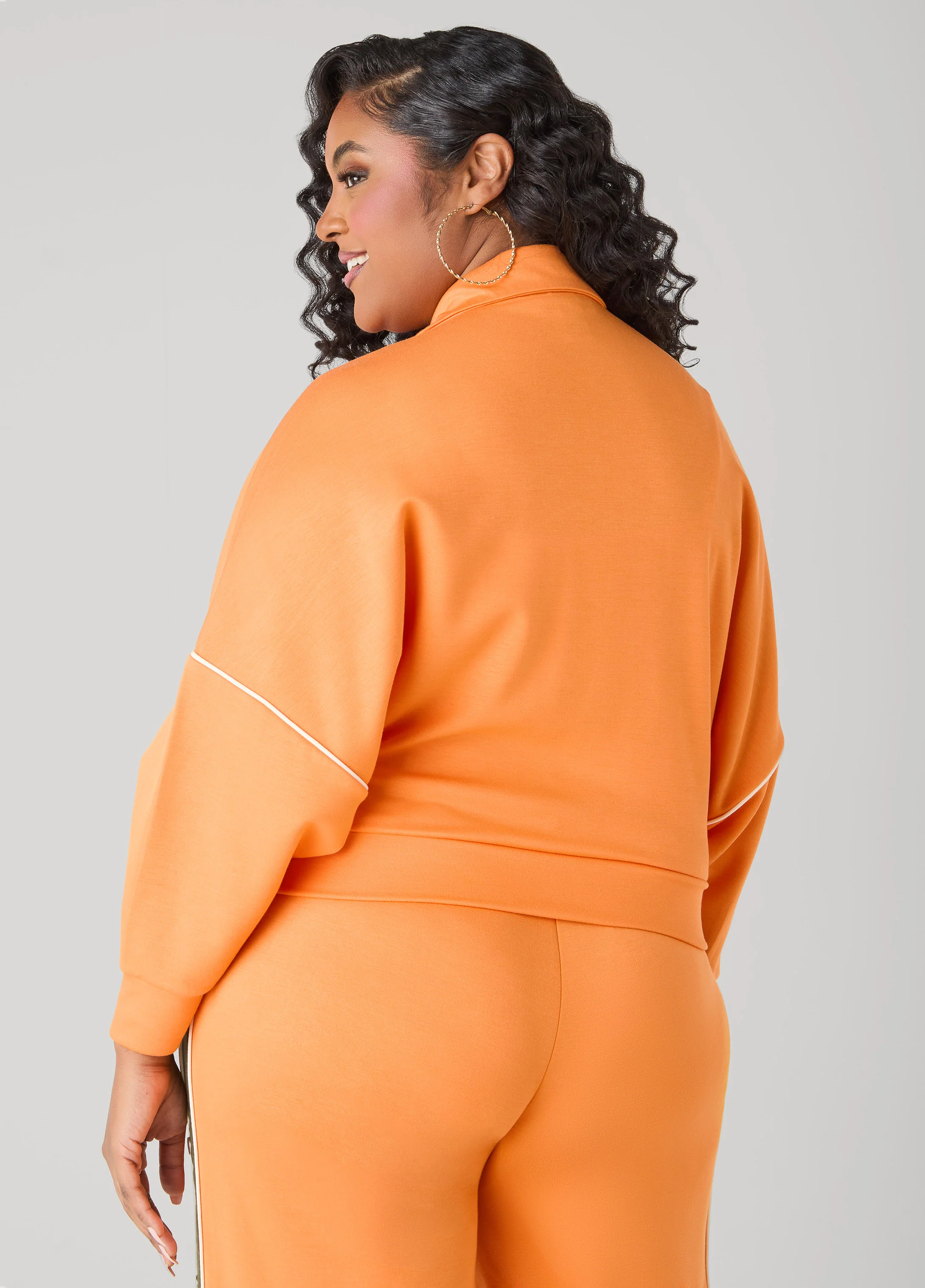 Piped Jersey Track Jacket - Image 7