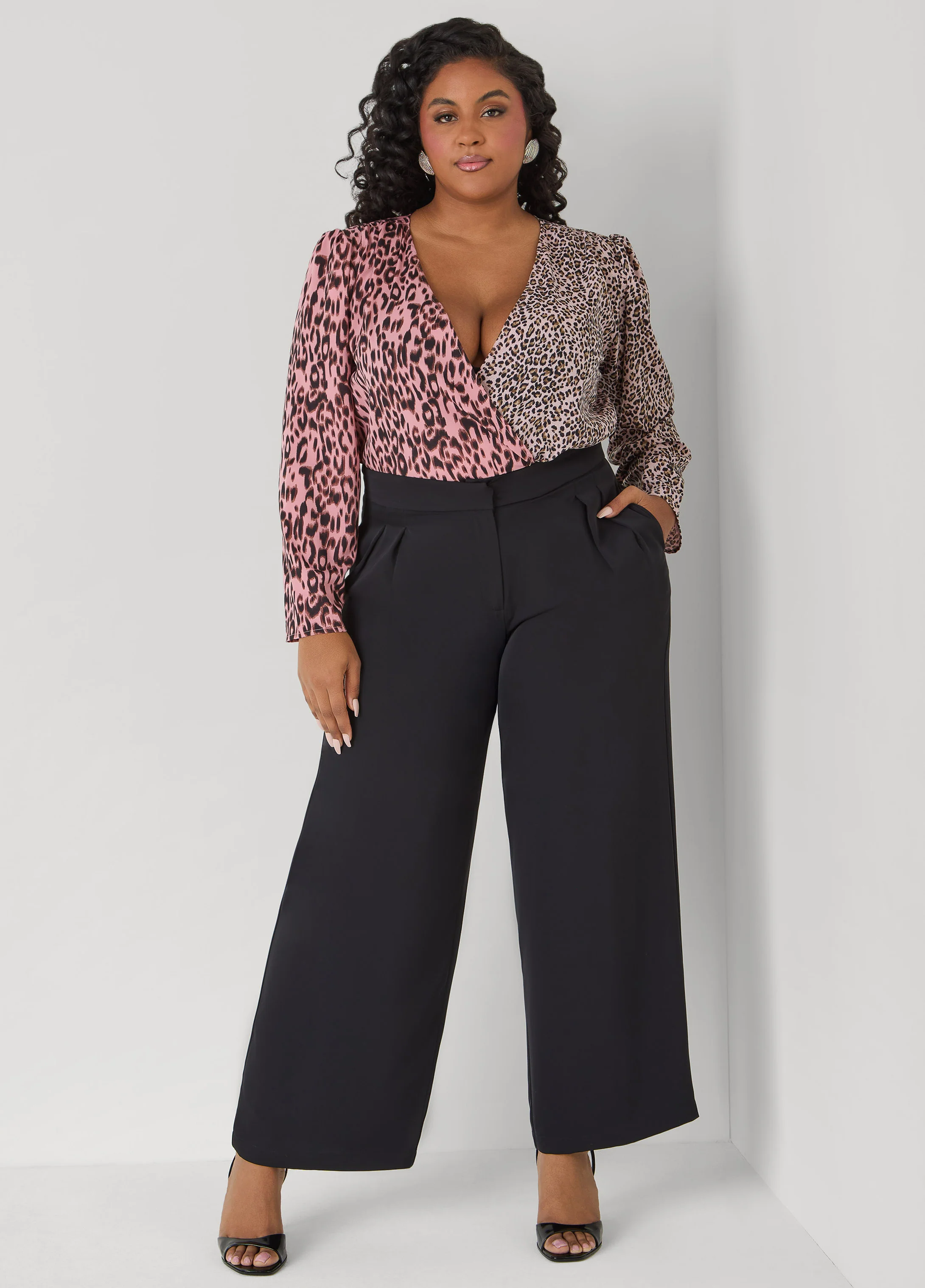 Sateen Wide Leg Pants - Image 3