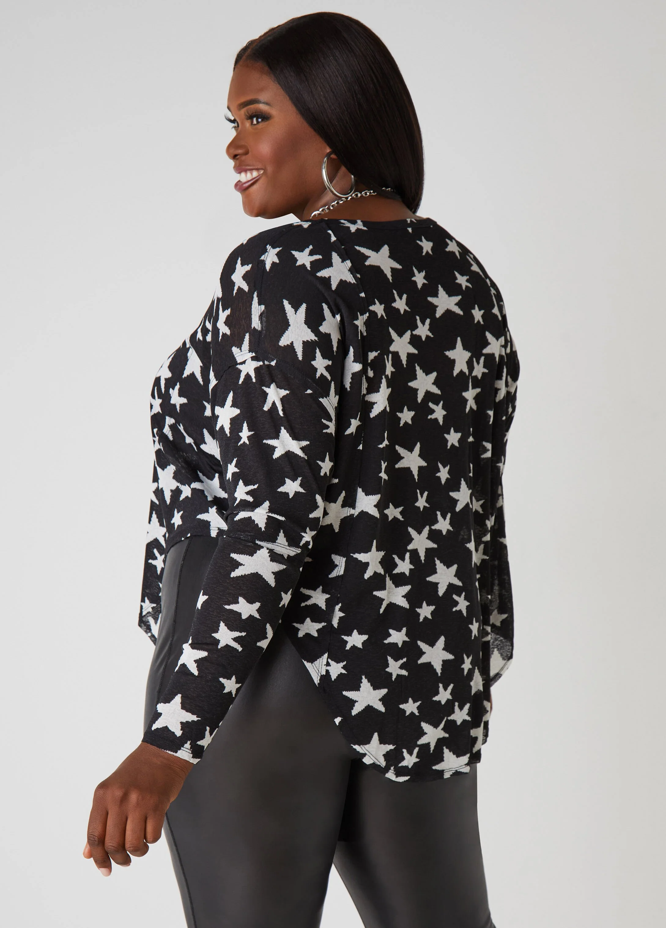 Slub Knit V Neck Top - Image 13