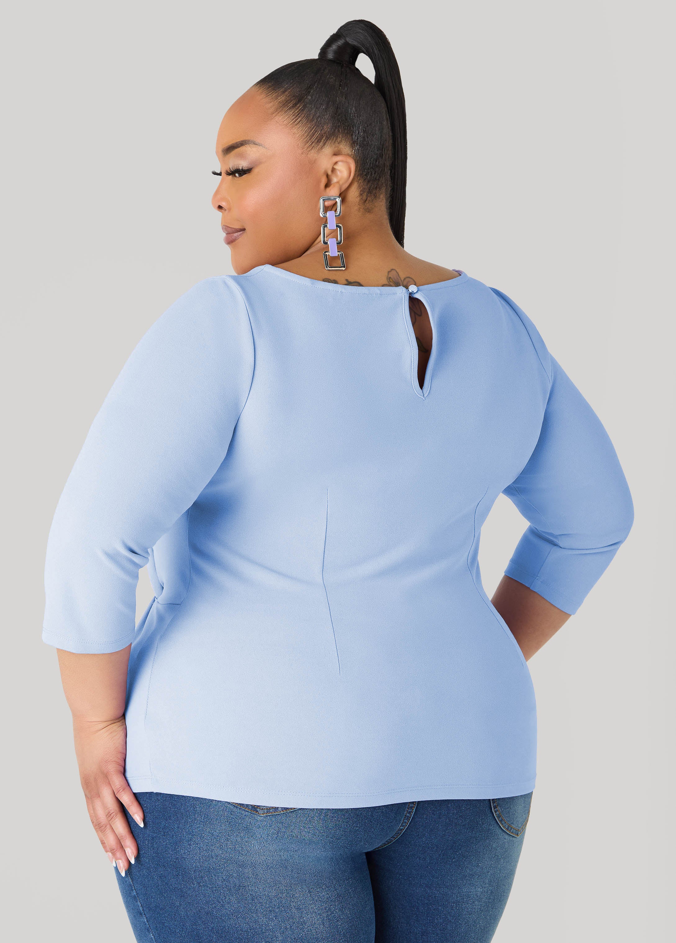 Knotted Boat Neck Top - Image 10