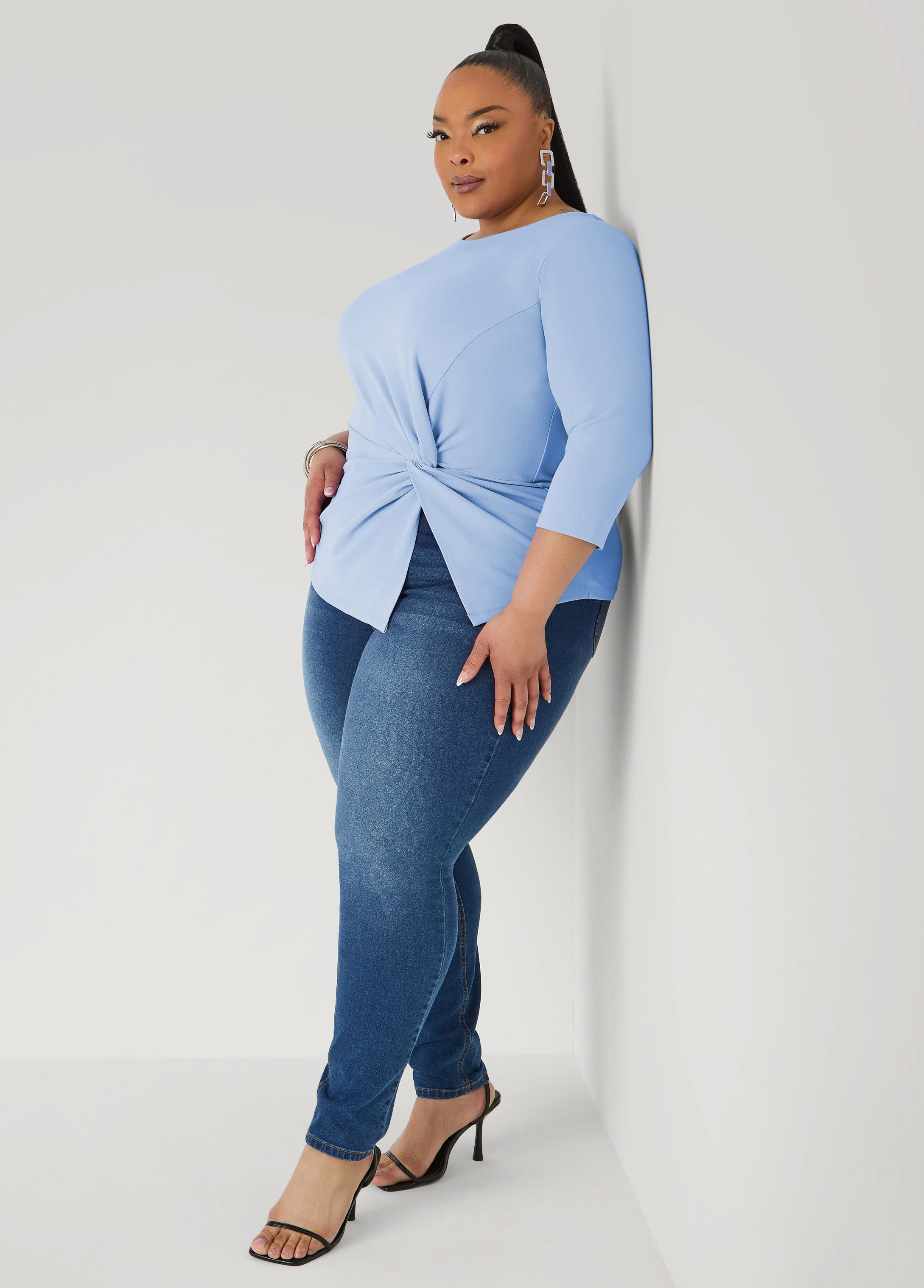 Knotted Boat Neck Top - Image 11