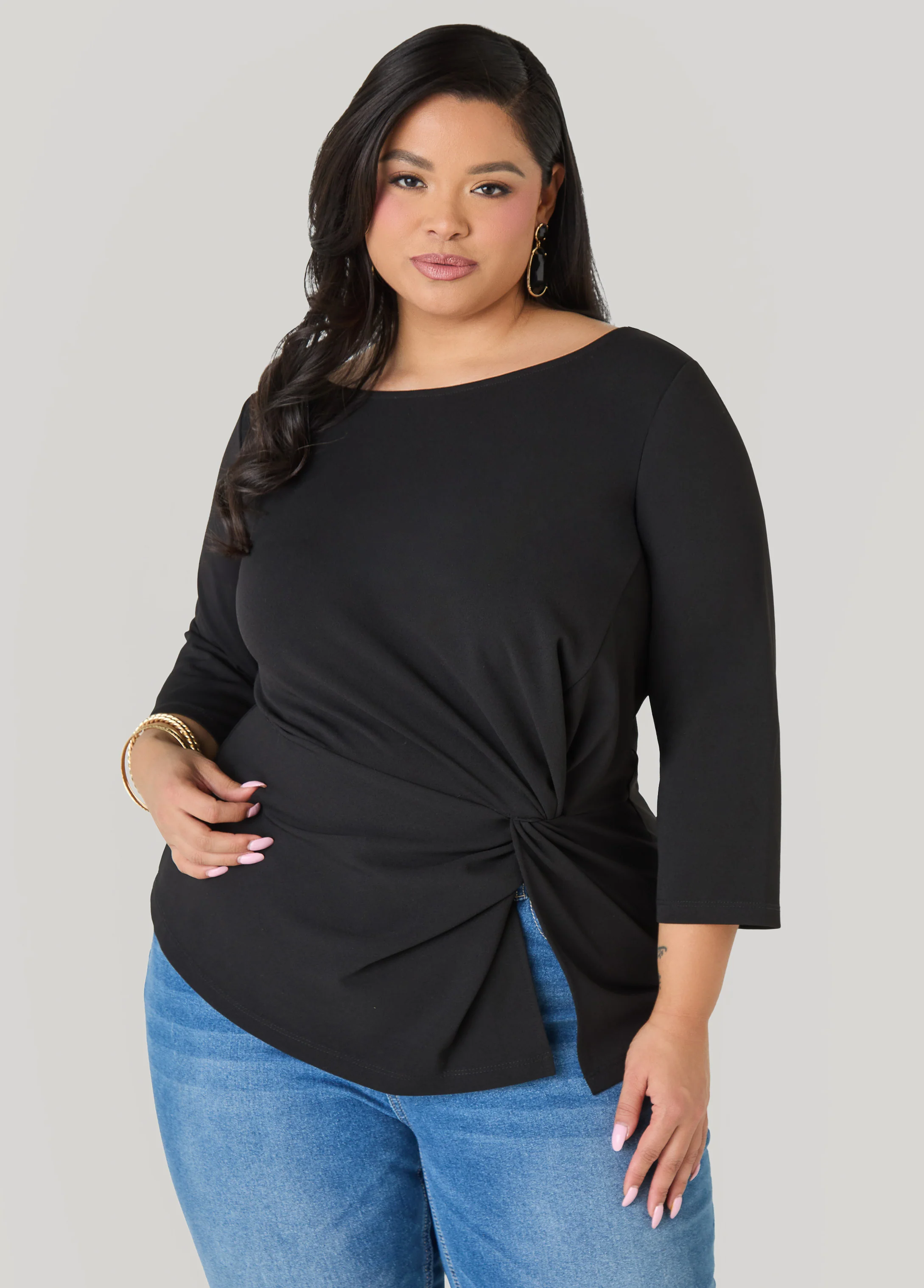 Knotted Boat Neck Top - Image 12