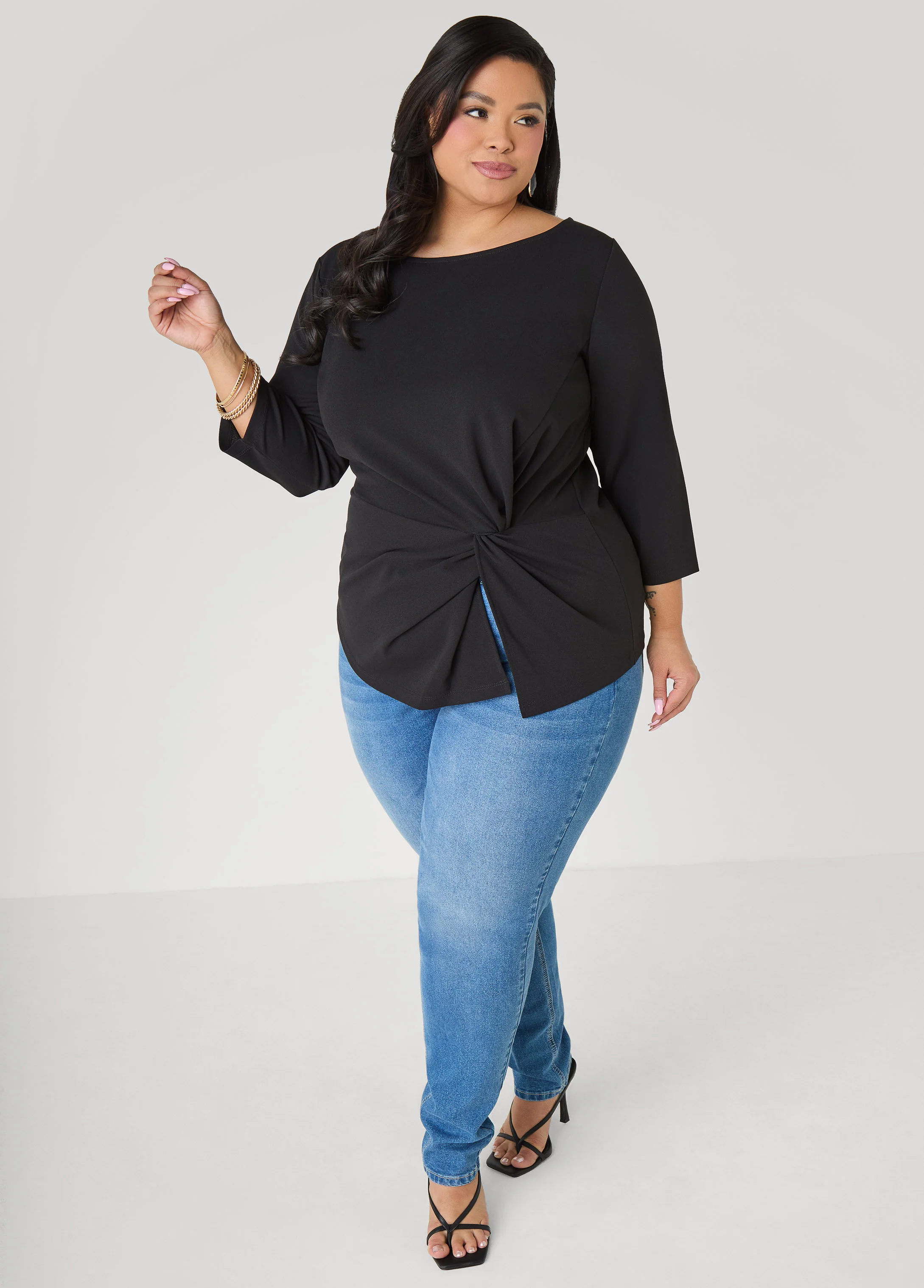 Knotted Boat Neck Top - Image 14