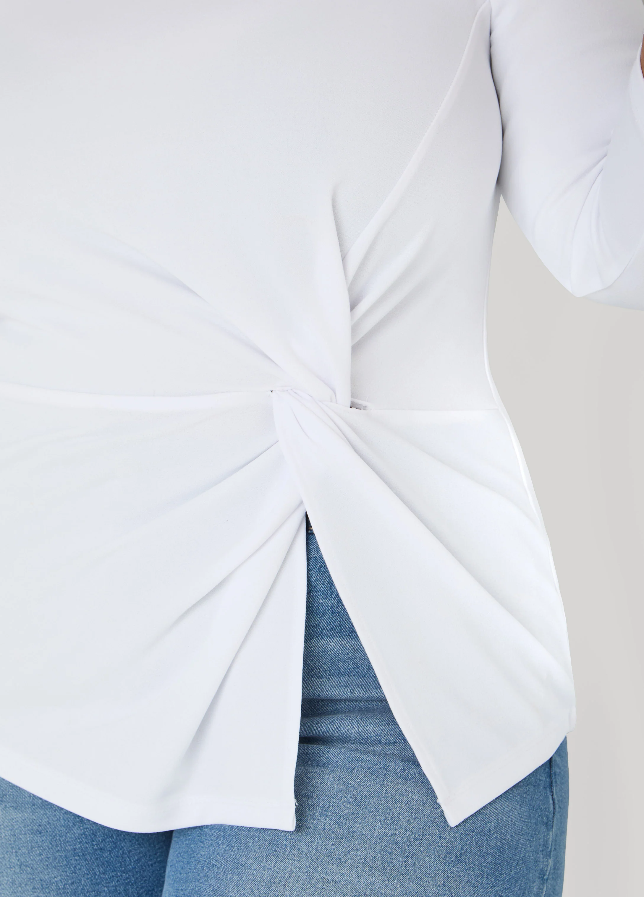 Knotted Boat Neck Top - Image 4