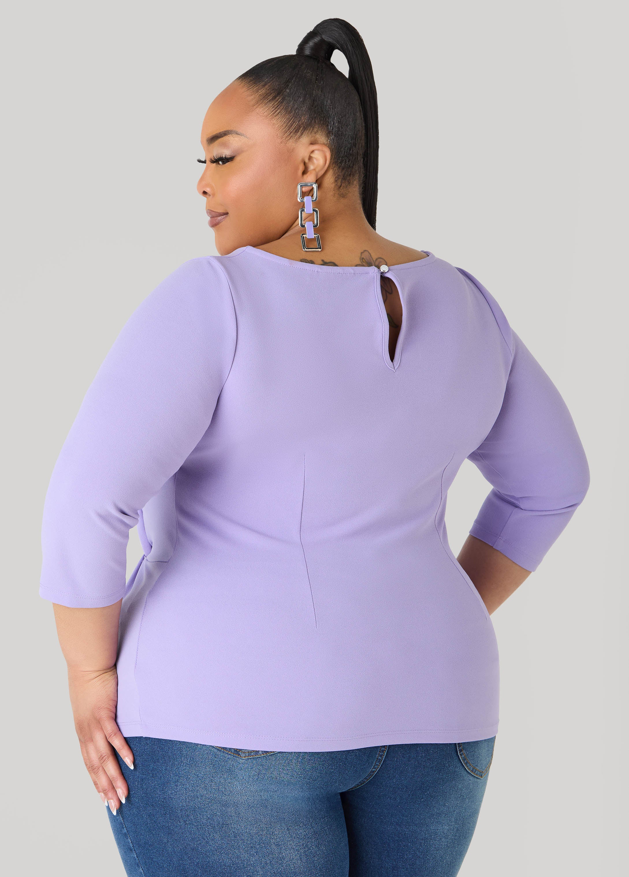 Knotted Boat Neck Top - Image 6