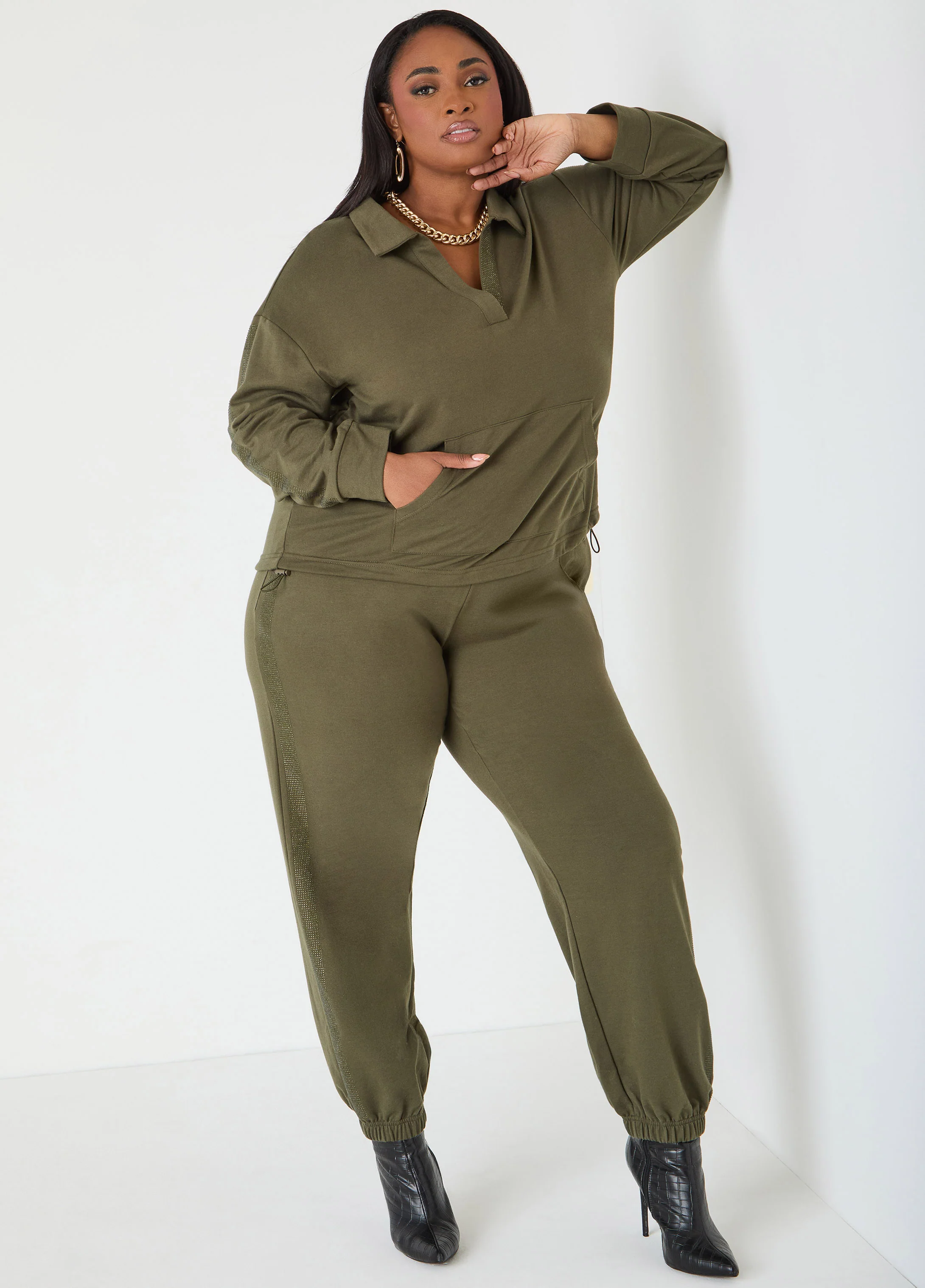 Crystal V Neck Pullover - Image 3