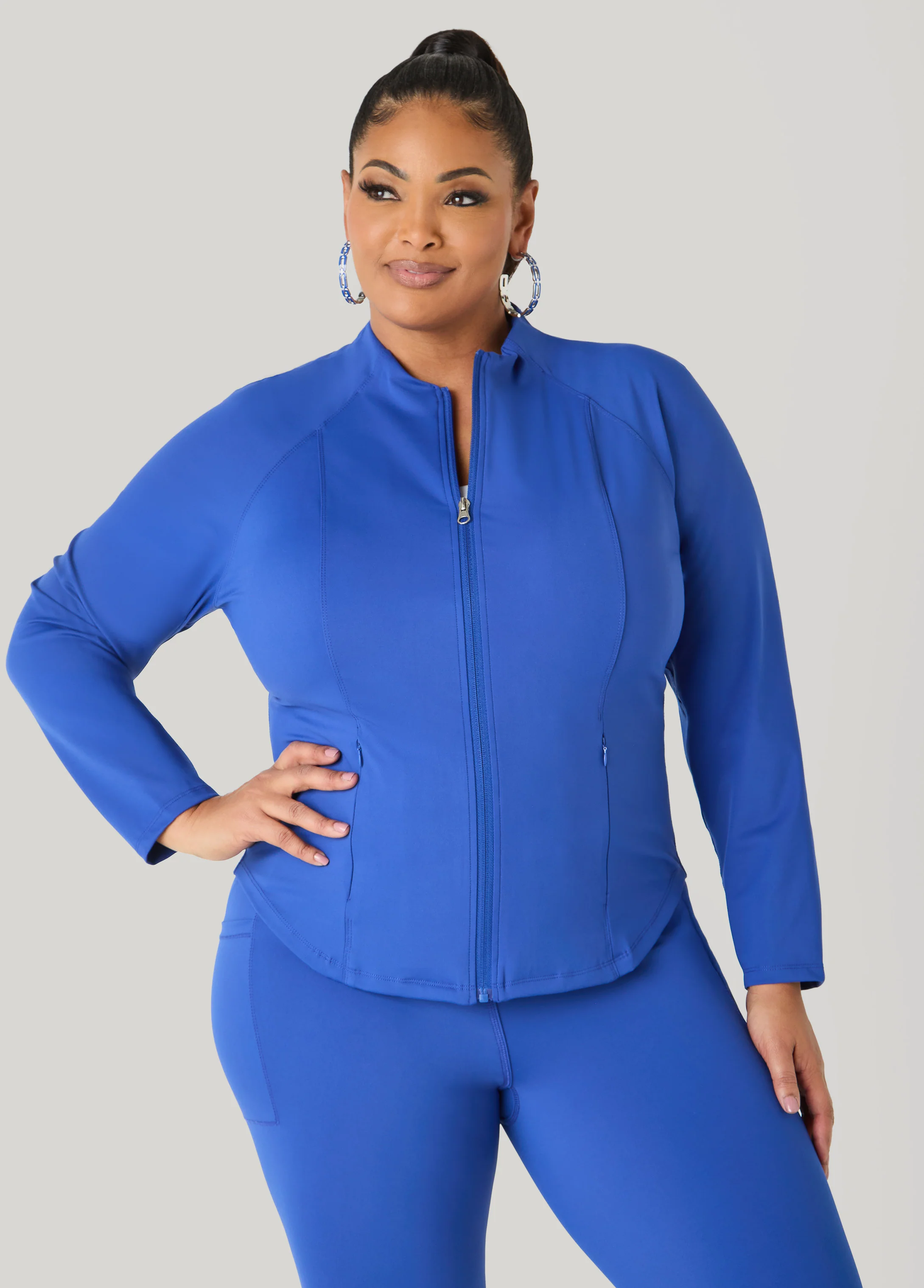 Zip Front Athletic Jacket - Image 4