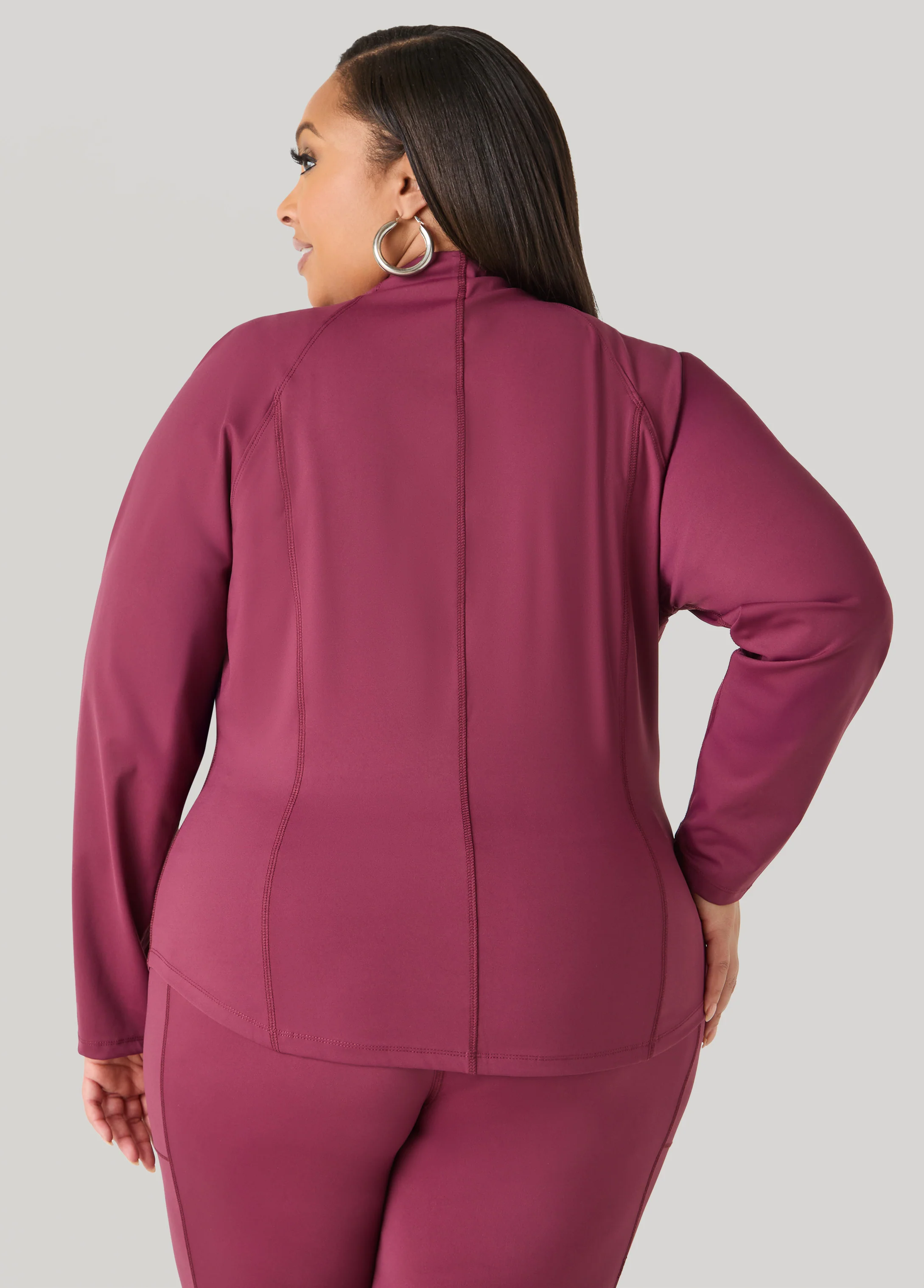 Zip Front Athletic Jacket - Image 9